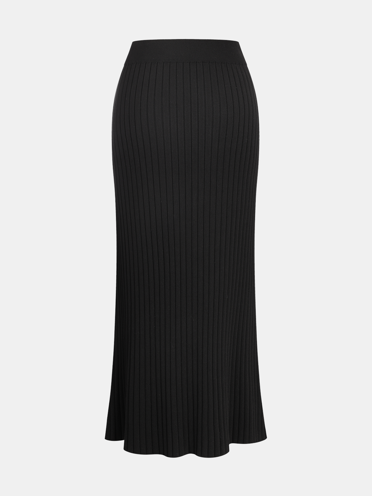 Knit Cap Sleeve Top and Midi Skirt Set-Chicvia