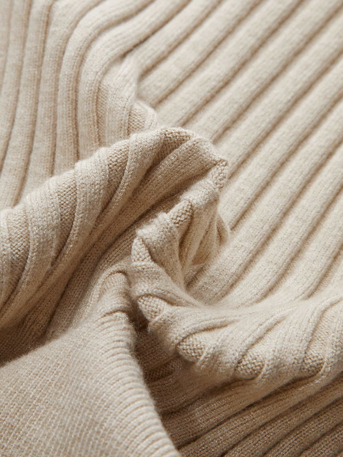 Button-Front Ribbed Knit Cardigan with Scarf-Chicvia