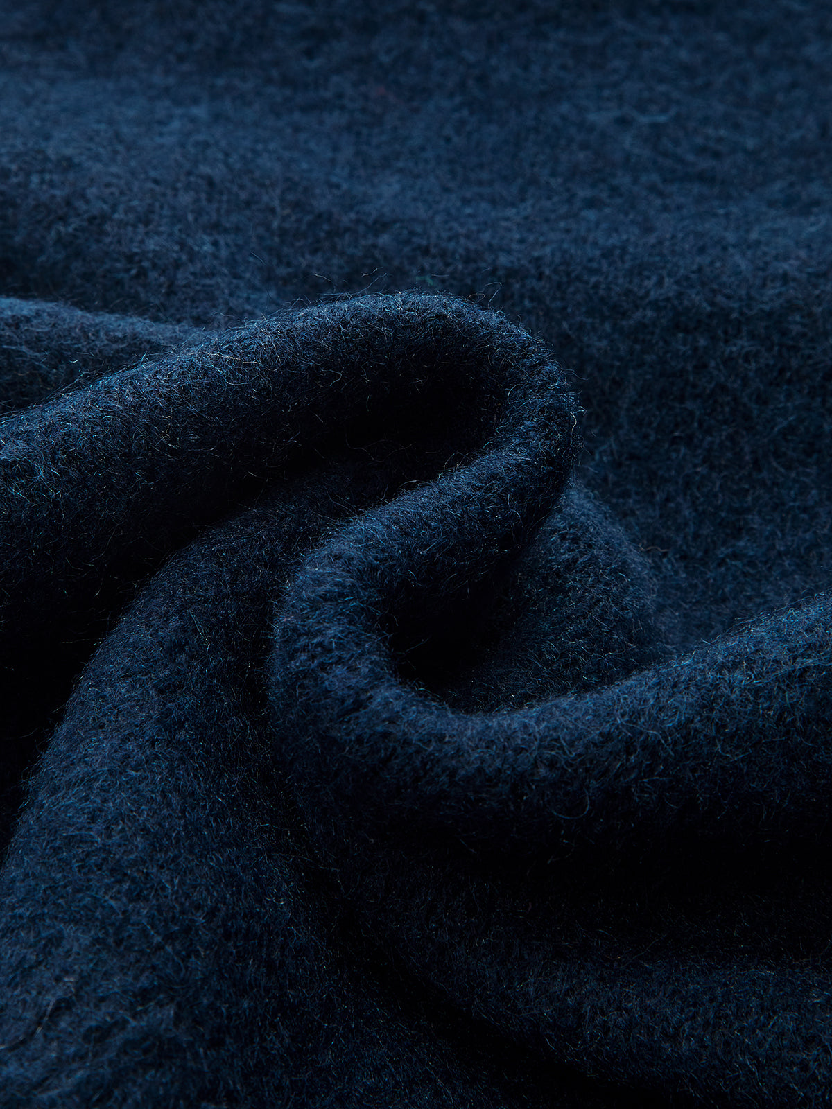 Color Block Button Slim Wool Blend Cardigan-Chicvia