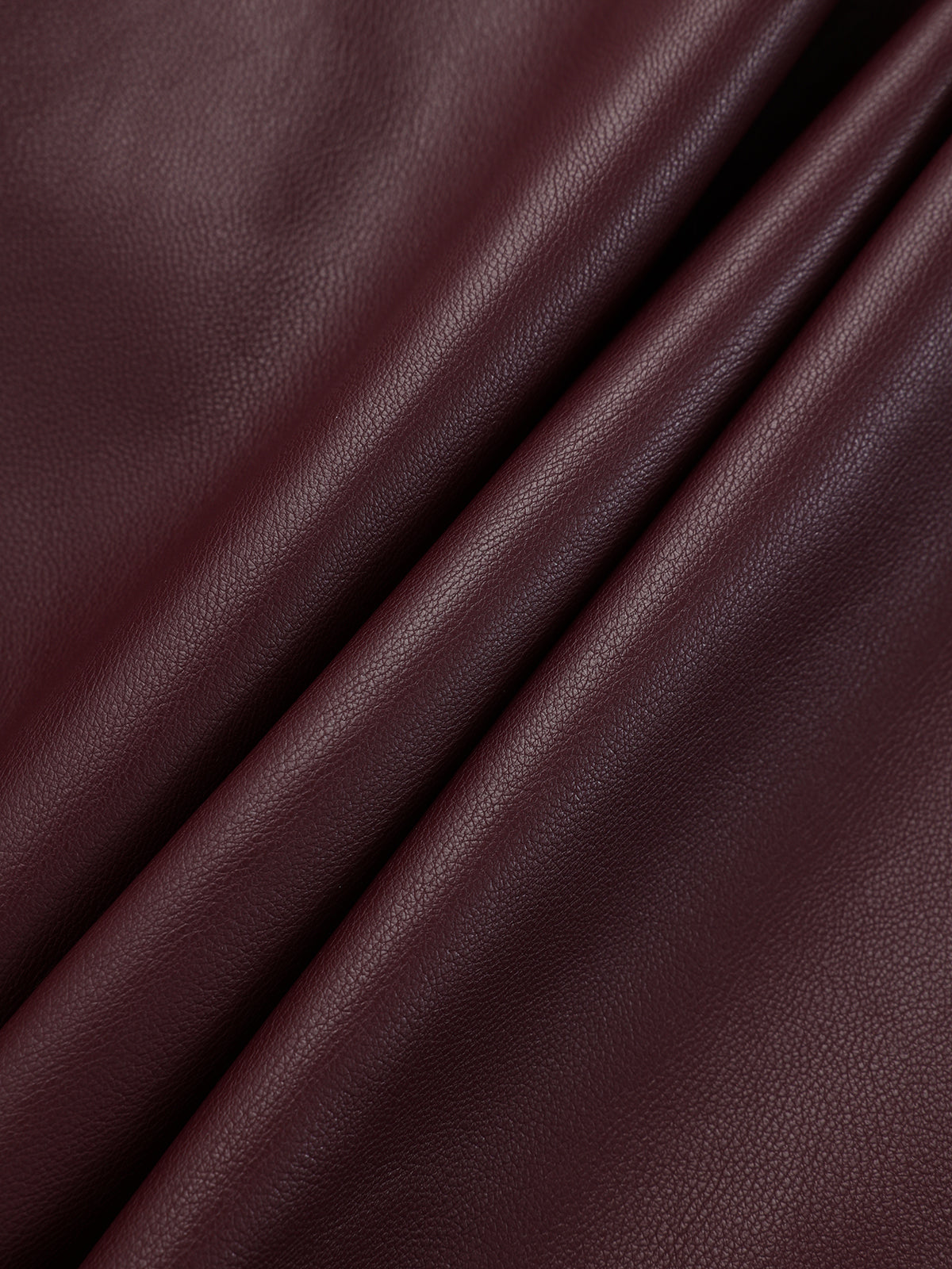 Lapel Faux Leather Belted Jacket-Chicvia