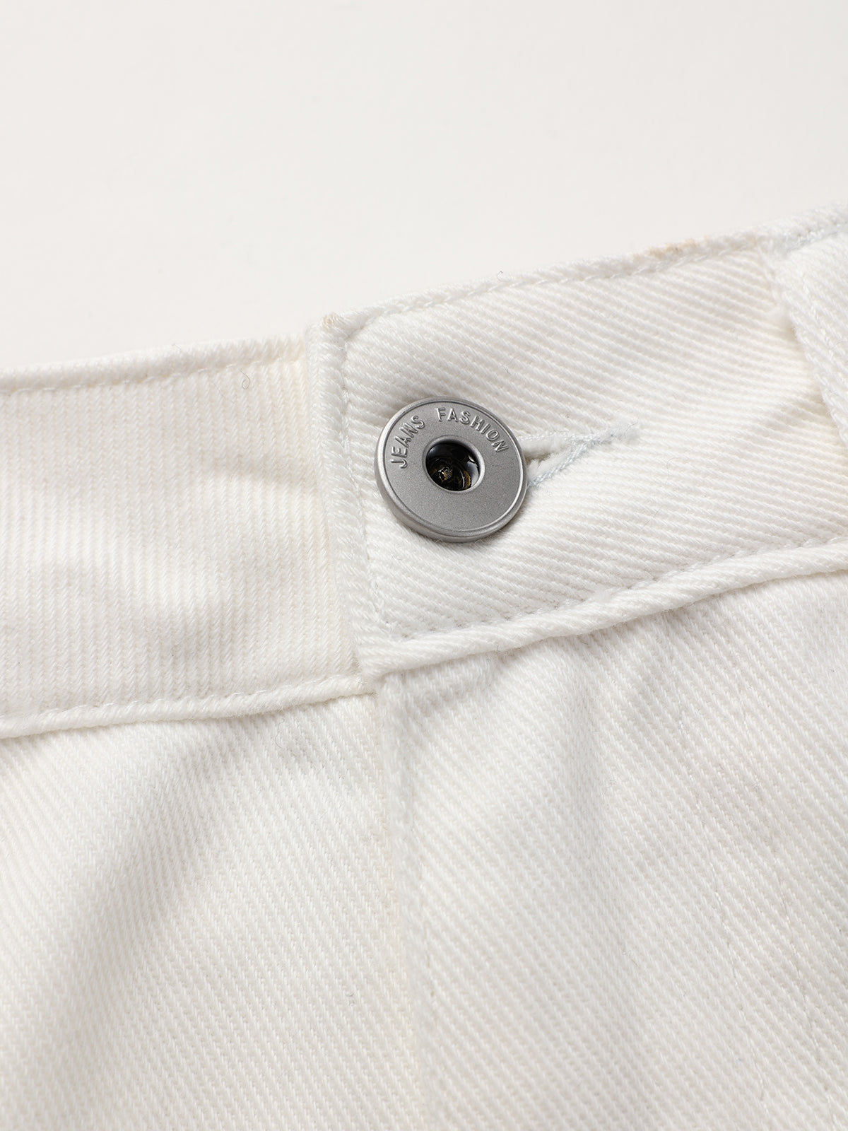 Denim Mid-Waist Wide-Leg Pants-Chicvia