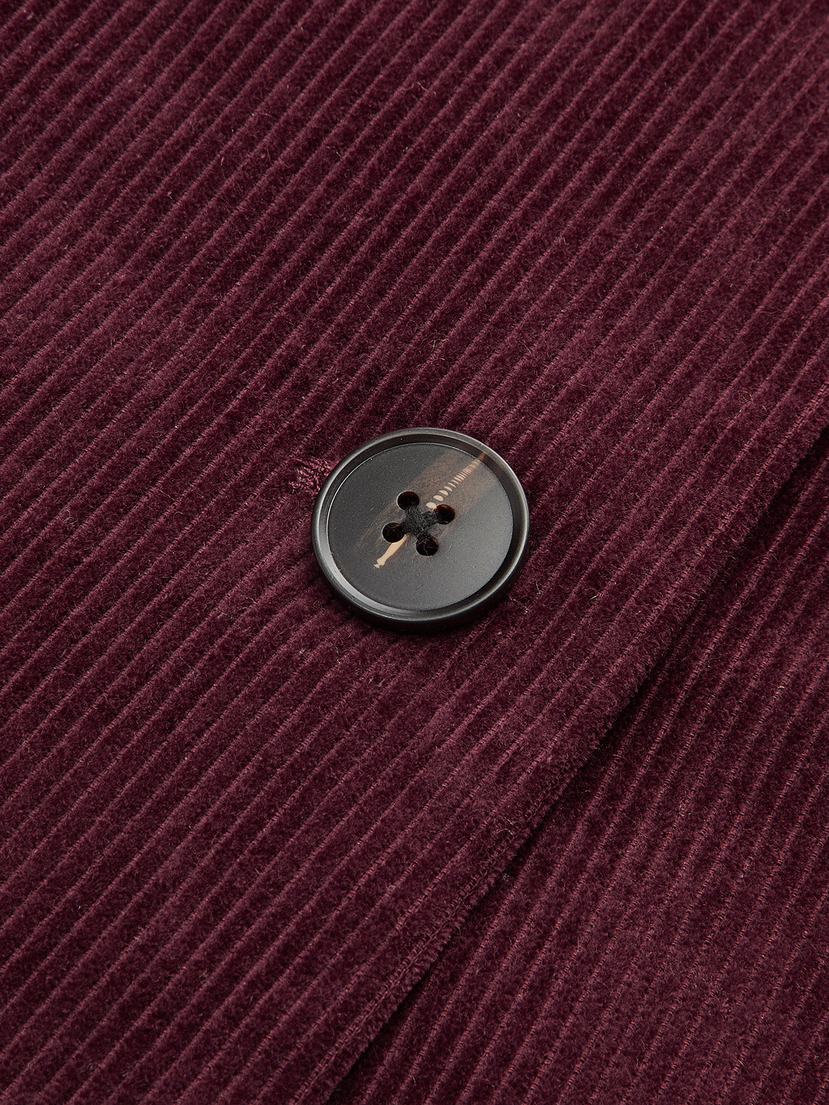 Corduroy Double-Breasted Blazer-Chicvia