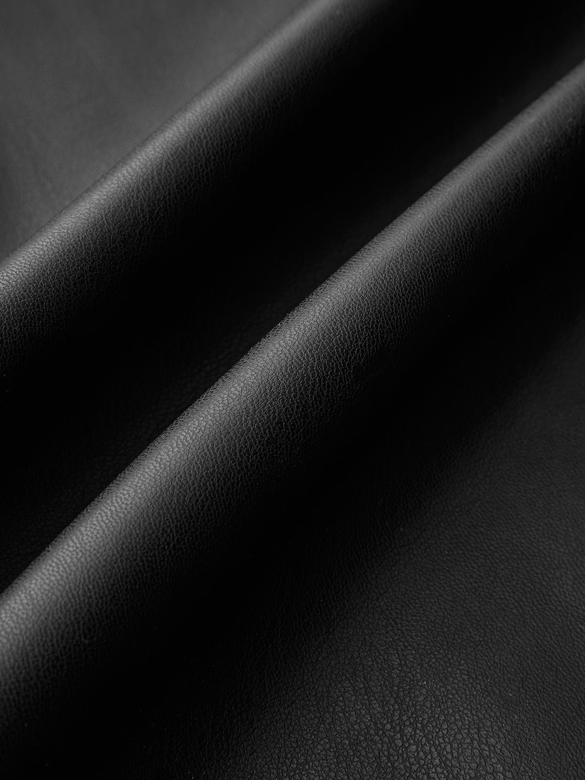 Floral Embroidered Slit PU Midi Skirt-Chicvia