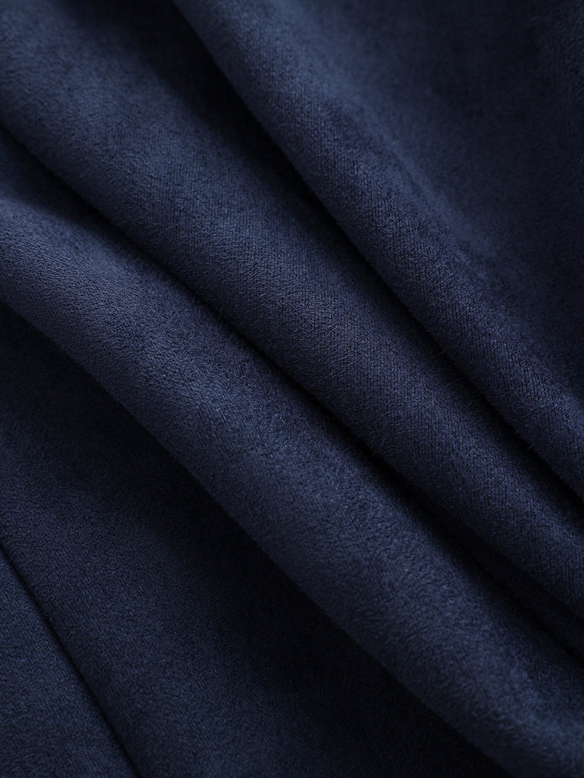 Belted Suede Effect Shirt Dress-Chicvia