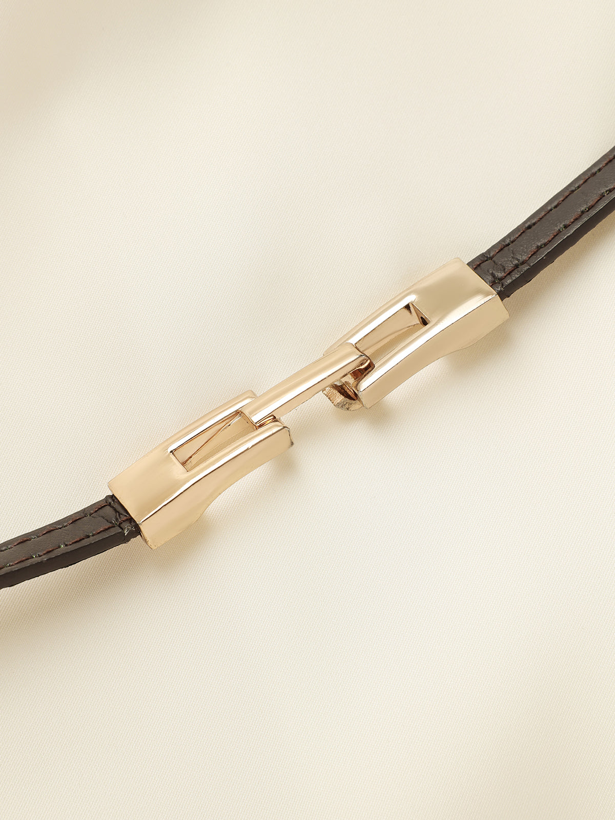 Belted Satin Straight Maxi Skirt-Chicvia