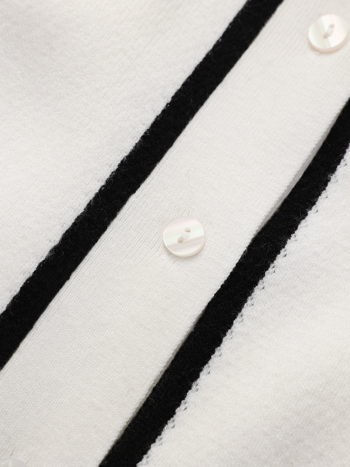 Contrast Trim Knit Shirt Dress-Chicvia