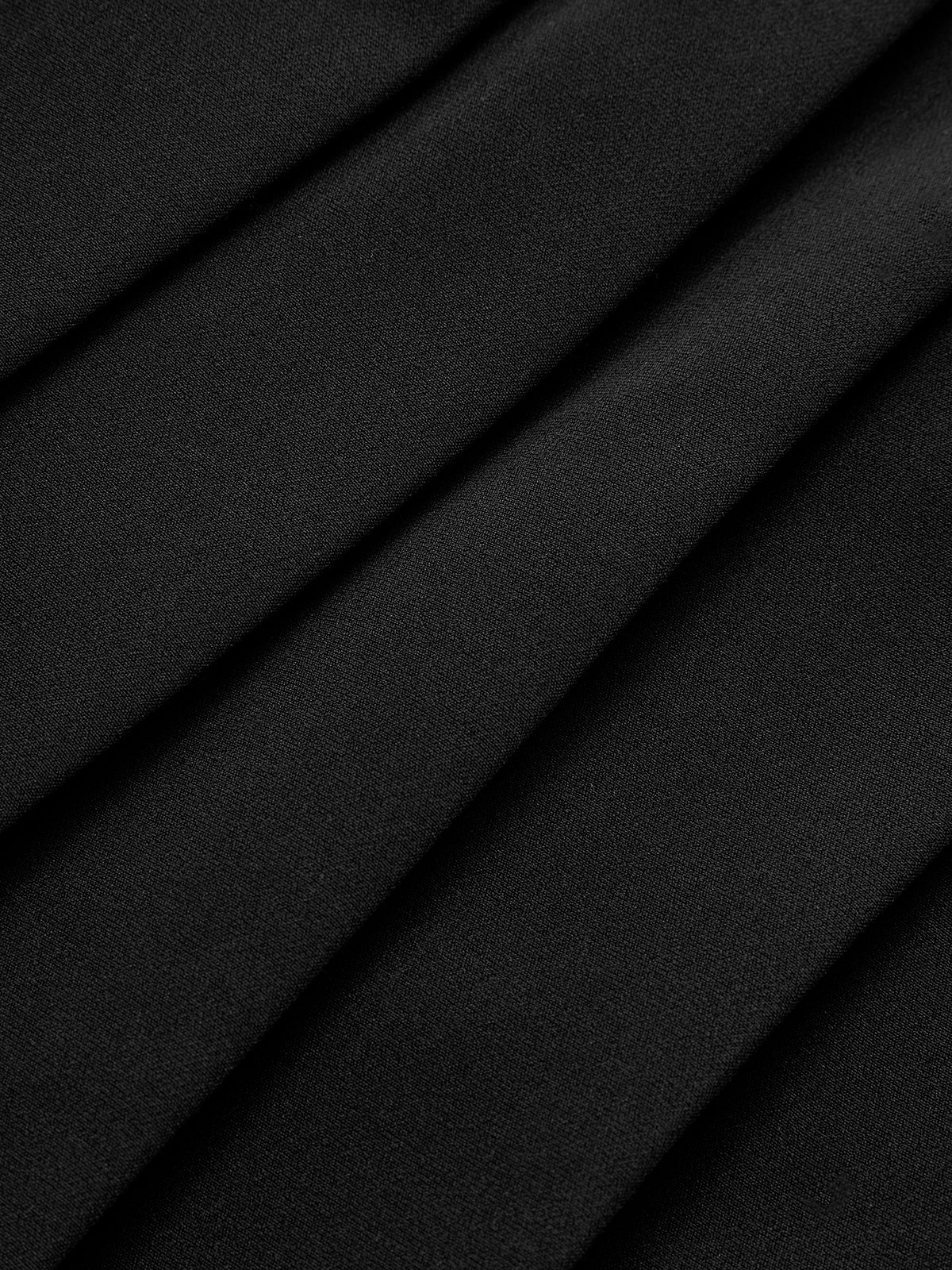 Pleated Double Buckle Mini Skirt-Chicvia