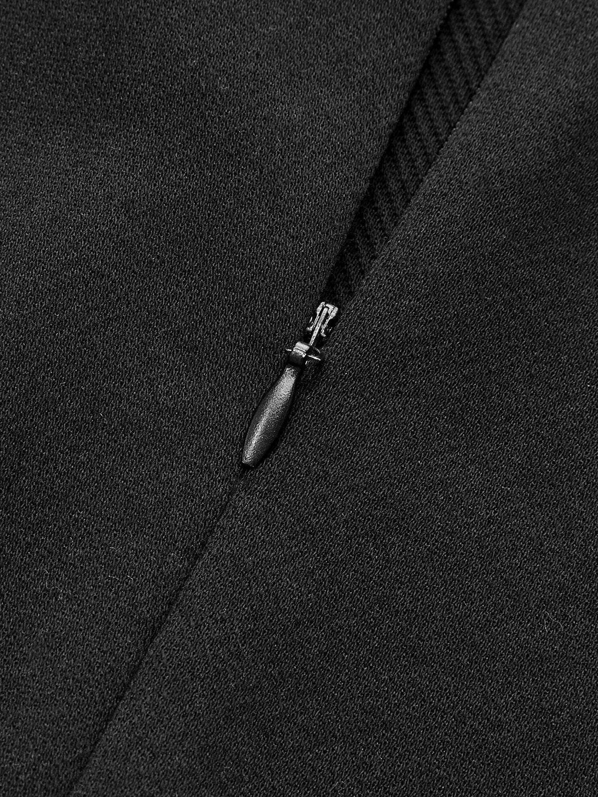 Long Sleeve Fitted Waist Button Blouse-Chicvia