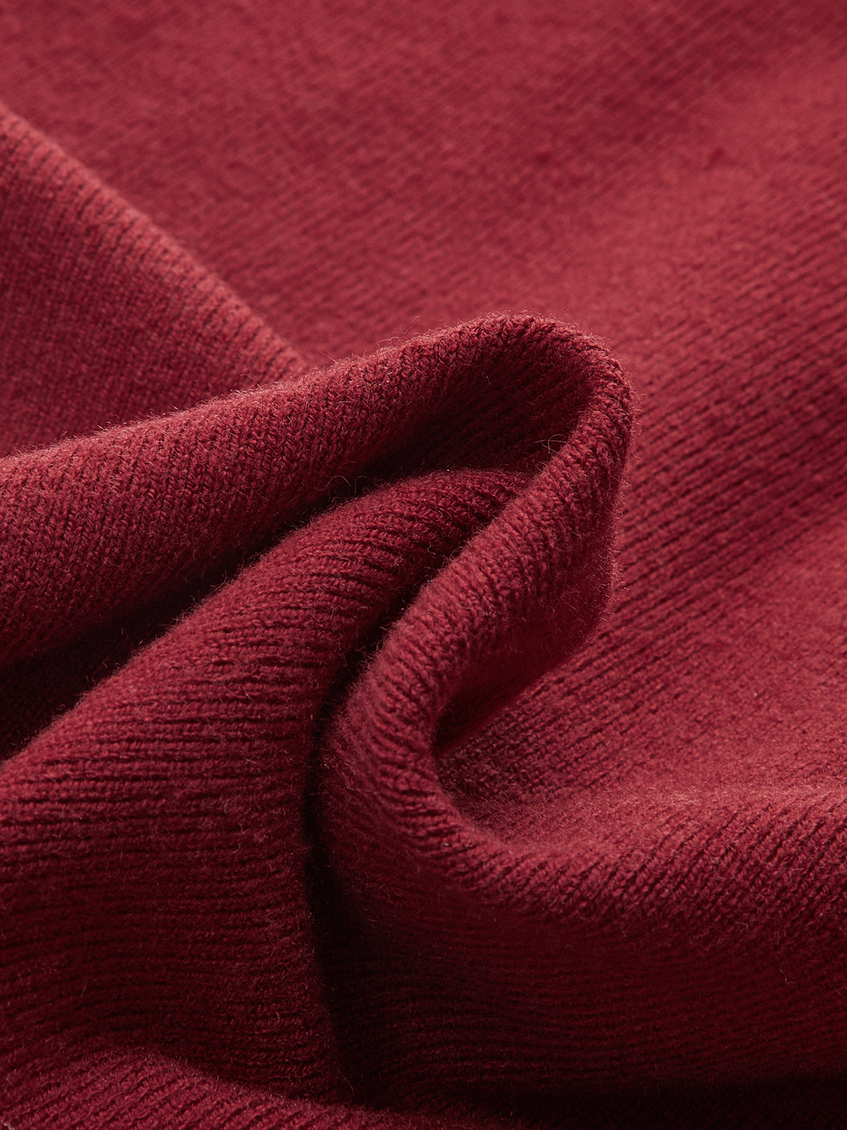 Polo Collar Buttoned Knit Sweater-Chicvia