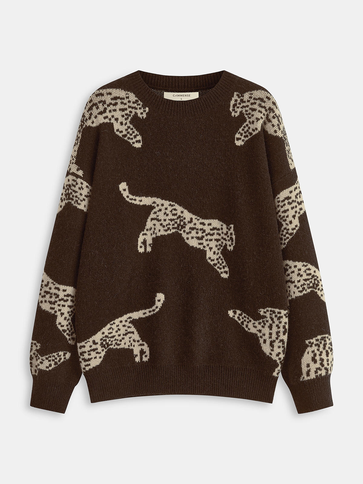 Leopard Print Sweater-Chicvia