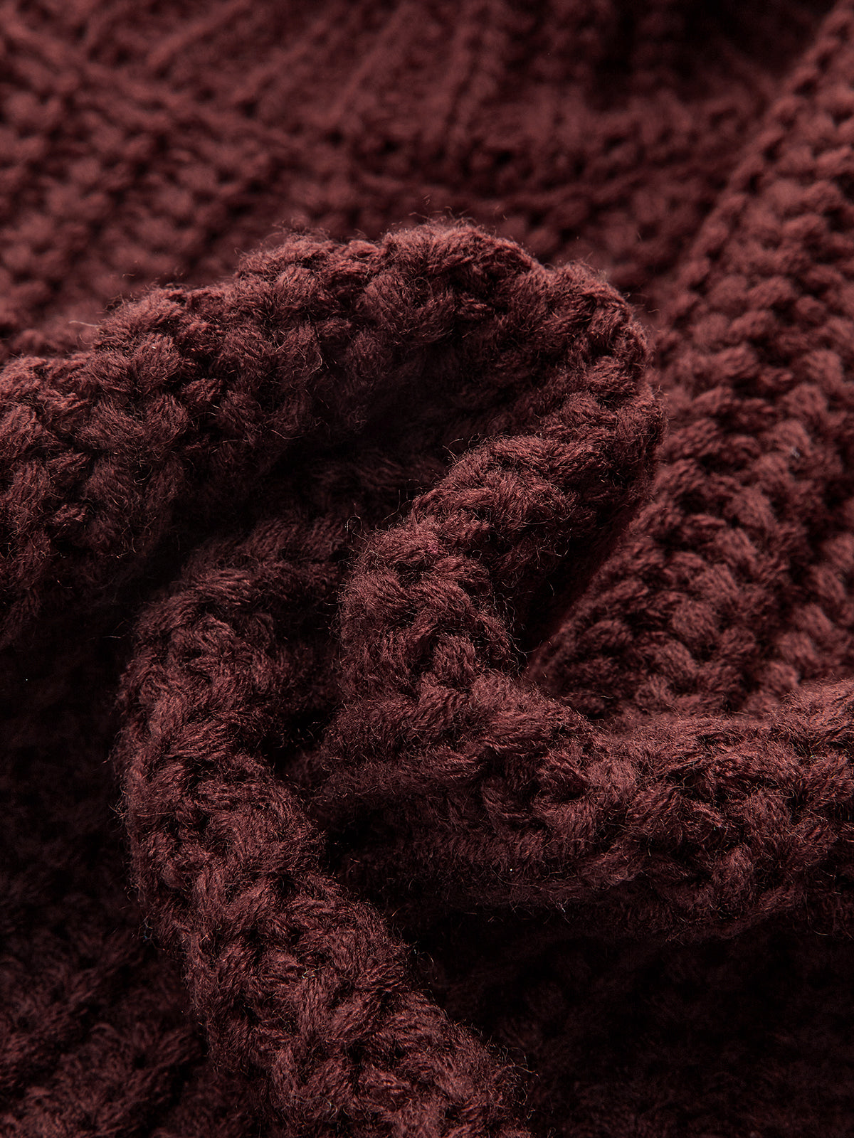 Cowl Neck Chunky Sweater Vest-Chicvia