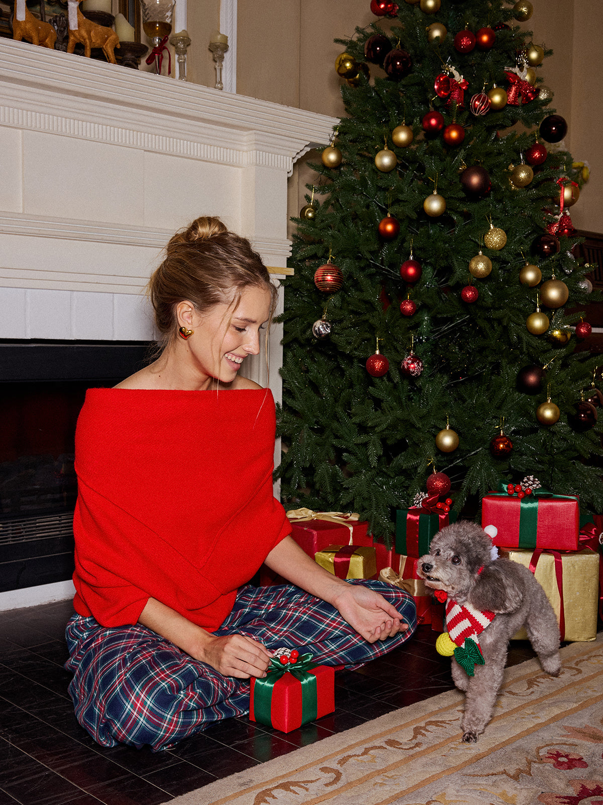 Off Shoulder Batwing Sleeve Knit Sweater-Chicvia