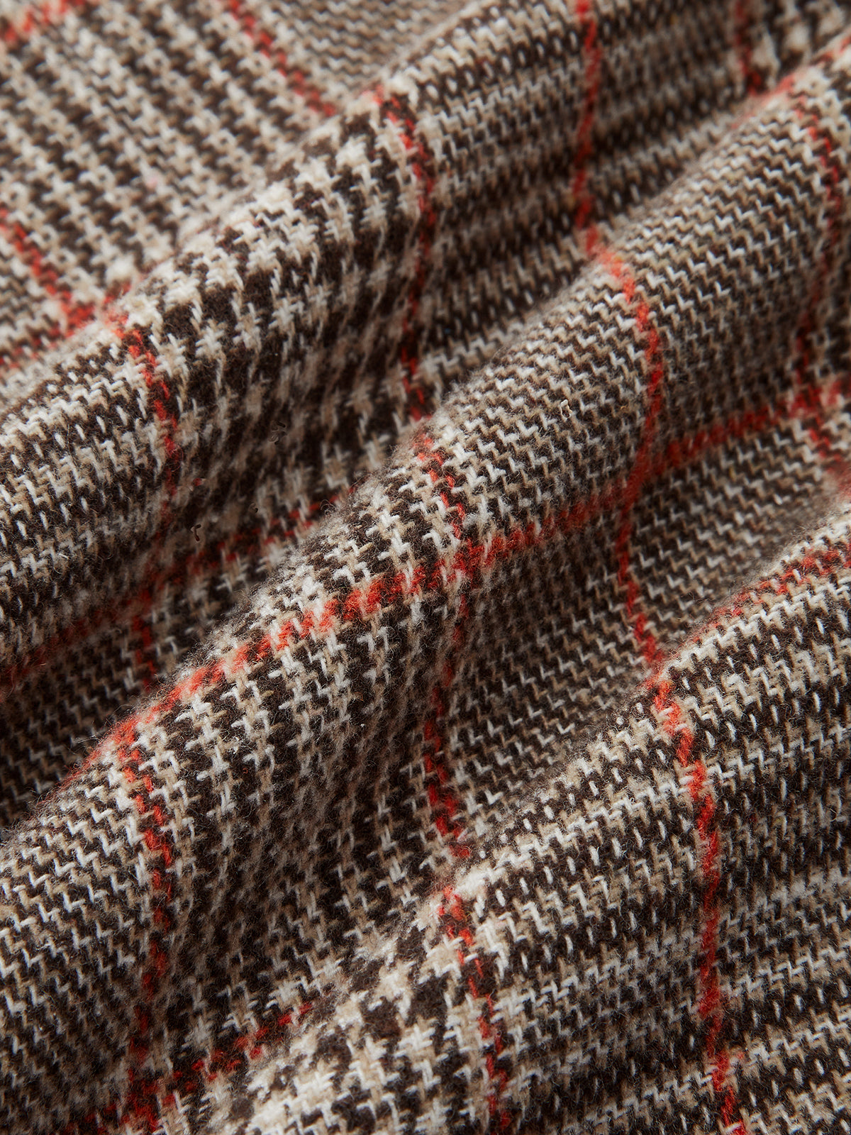 Belted Plaid Tweed Wide-Leg Pants-Chicvia