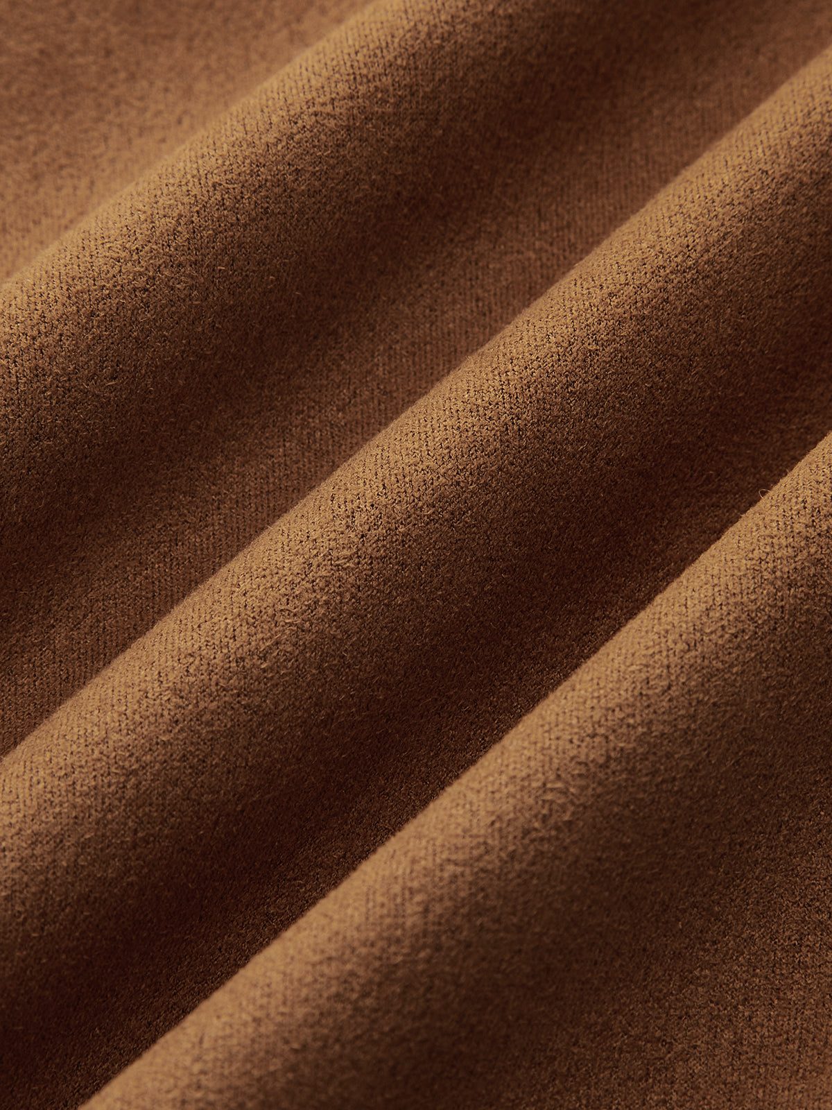 Lace Hem Suede Effect Mini Skirt-Chicvia