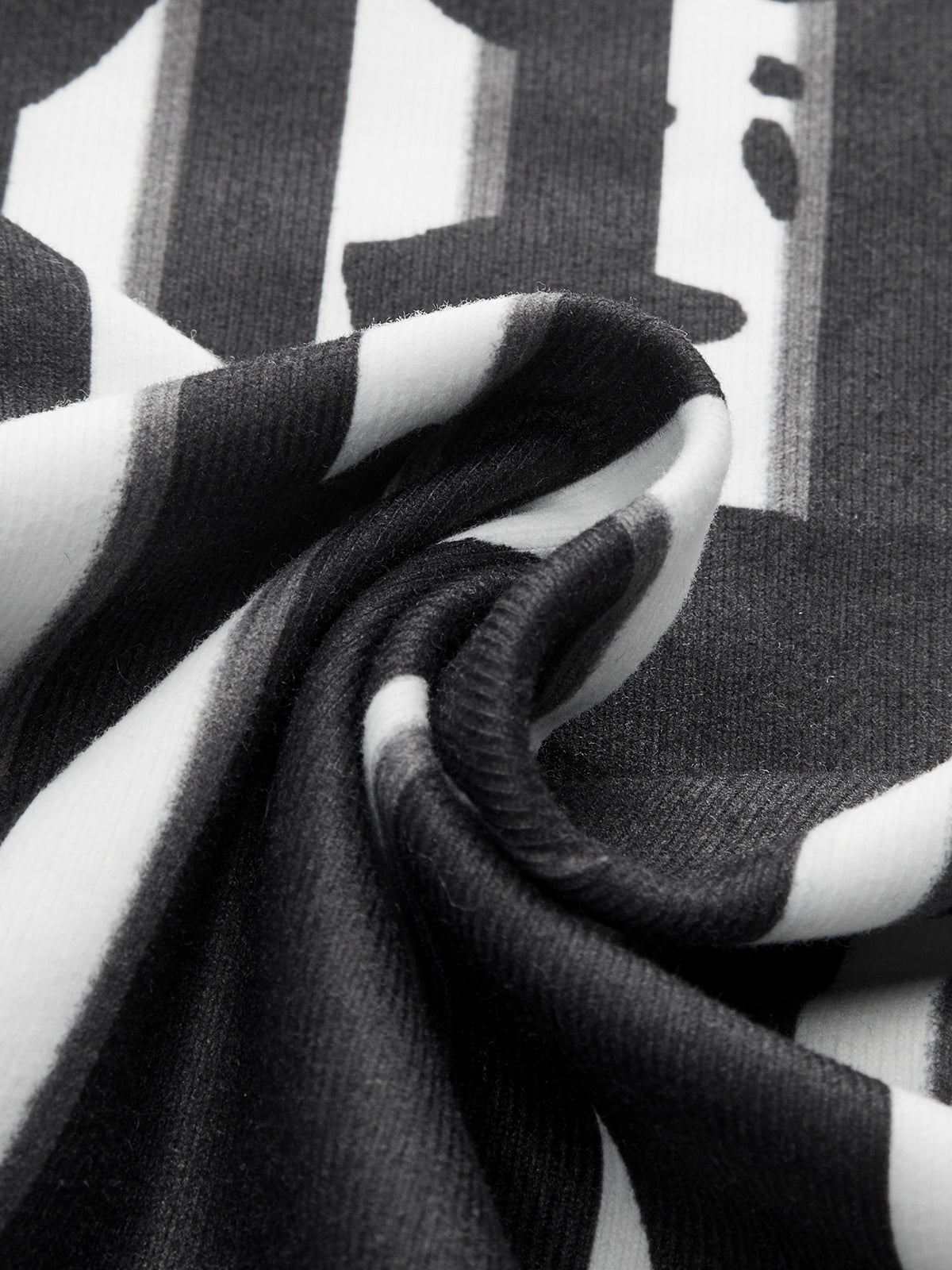 Geometric Print Mock Neck Long-Sleeve Top-Chicvia