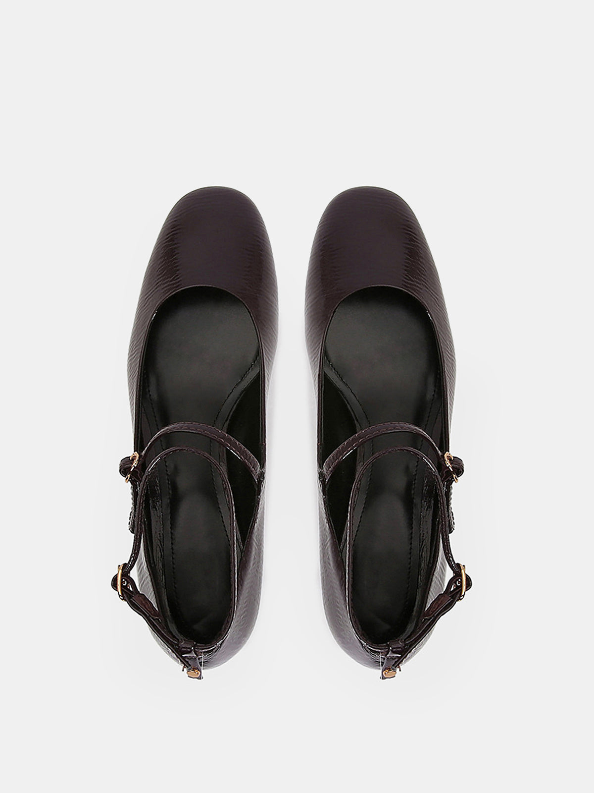 Mary Jane Block Heel Shoes-Chicvia