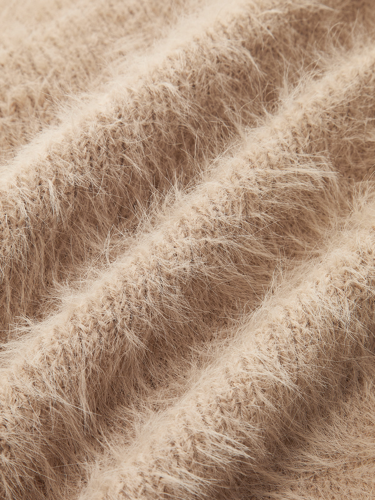 Mohair Knit Cardigan and Mermaid Skirt Set-Chicvia