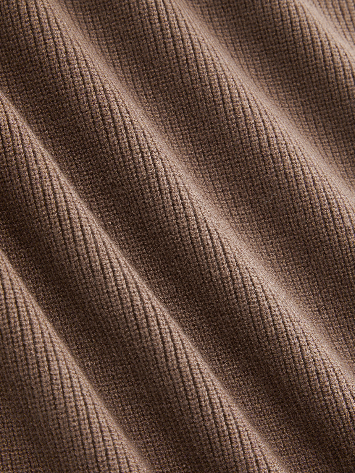 Polo-Neck Knit Top & Tie-Waist Midi Skirt Set-Chicvia