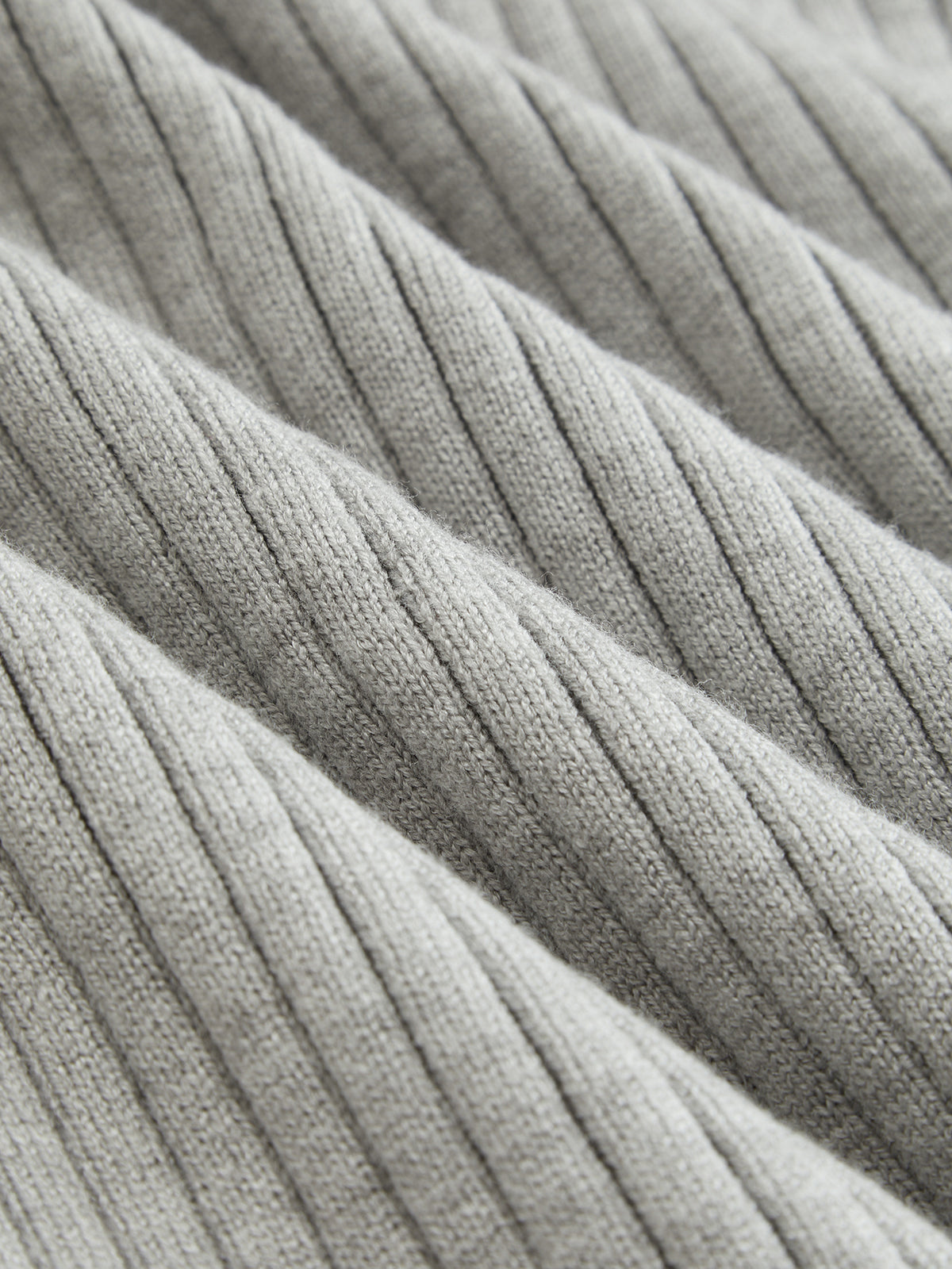 Off-Shoulder Waist-Defined Rib-Knit Midi Dress-Chicvia