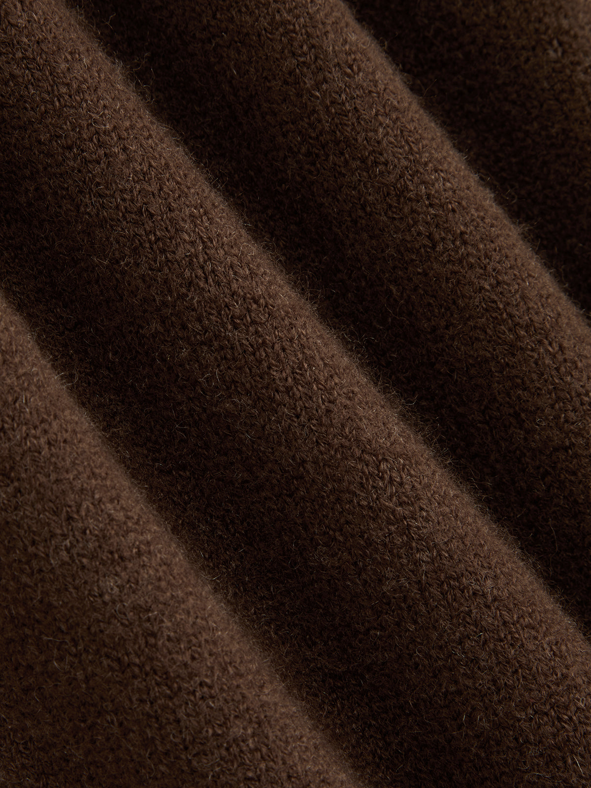 Contrast Trim Wool-Blend Cardigan with Metal Buttons-Chicvia