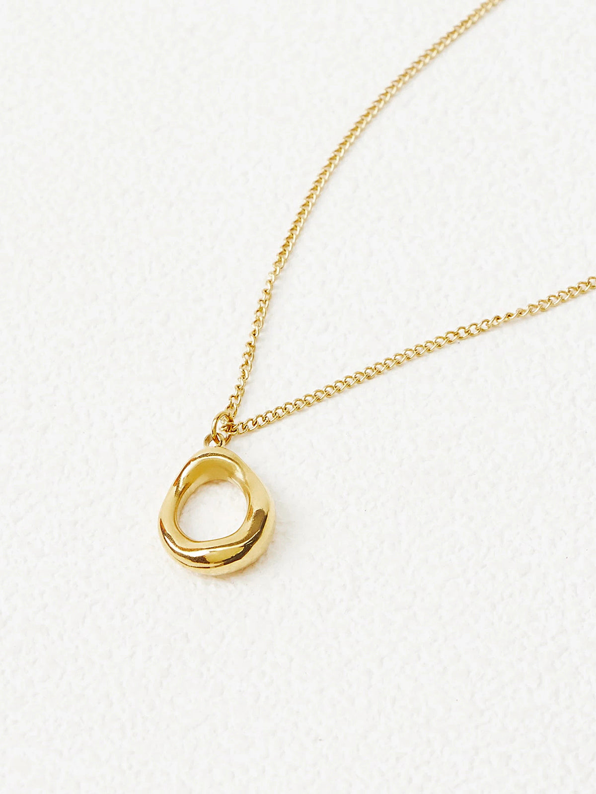 Layered Gold-Tone Chain Necklace-Chicvia