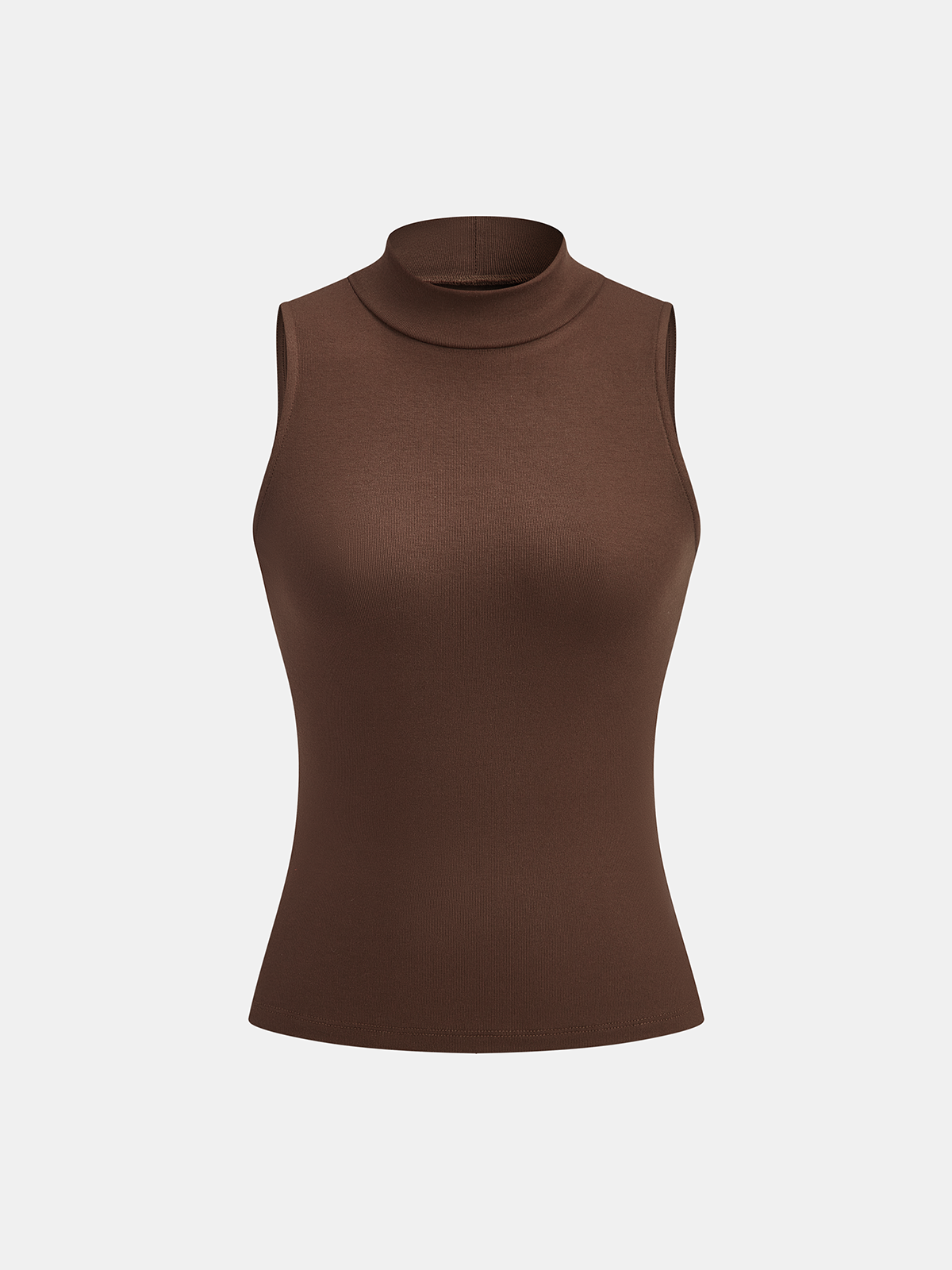 Mock Neck Top with Faux Leather Skirt Set-Chicvia