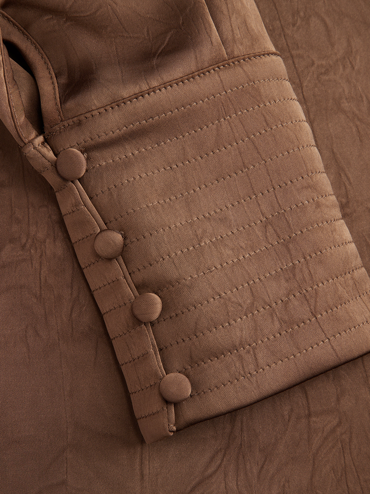 Multi-Way Textured Button-Front Shirt-Chicvia