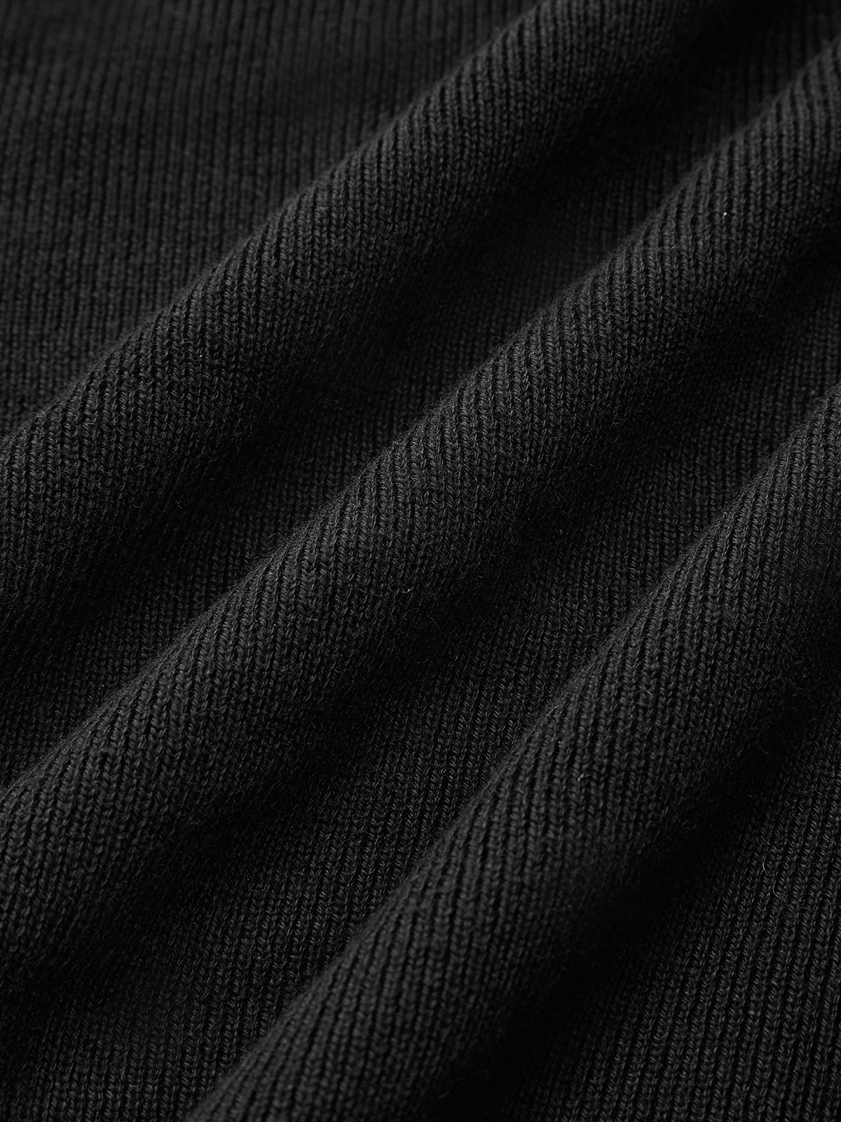 Mock Neck Floral Embroidered Oversized Knit Sweater-Chicvia