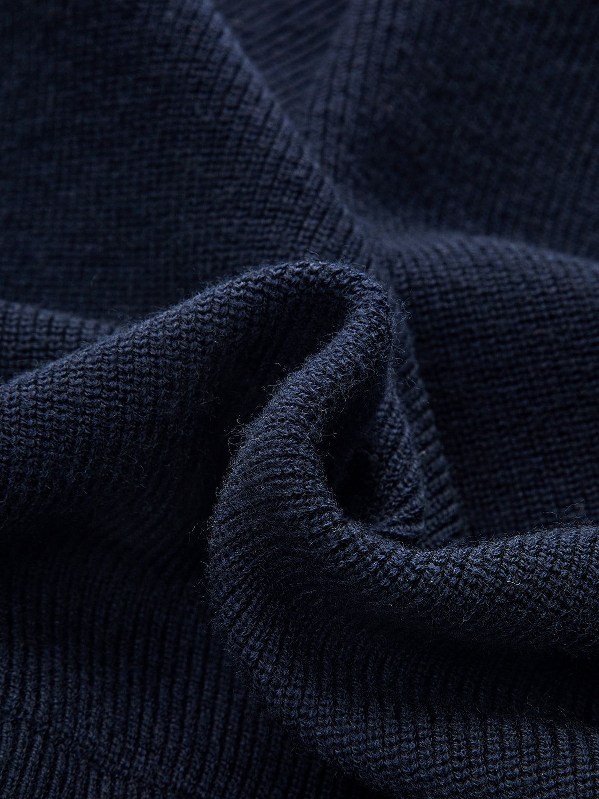 Denim-Paneled Ruffled V-Neck Knit Cardigan-Chicvia