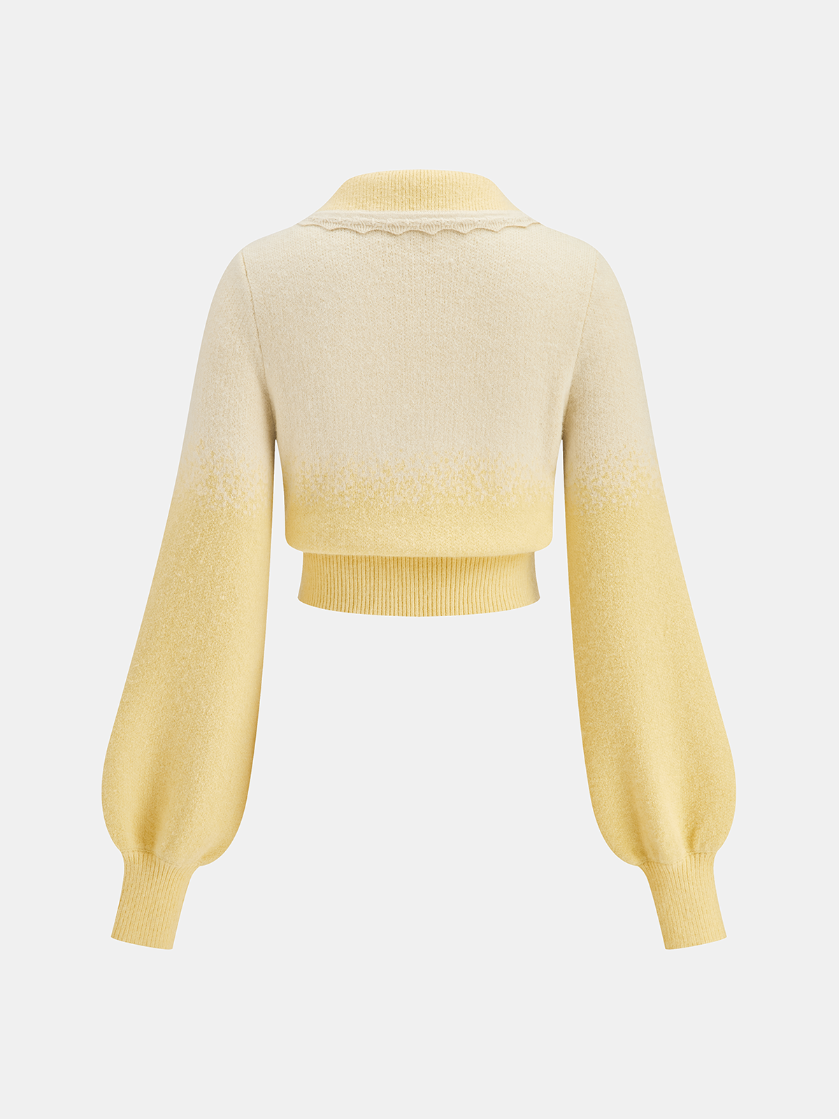 Ombre Knitted Top and Mini Skirt Set-Chicvia