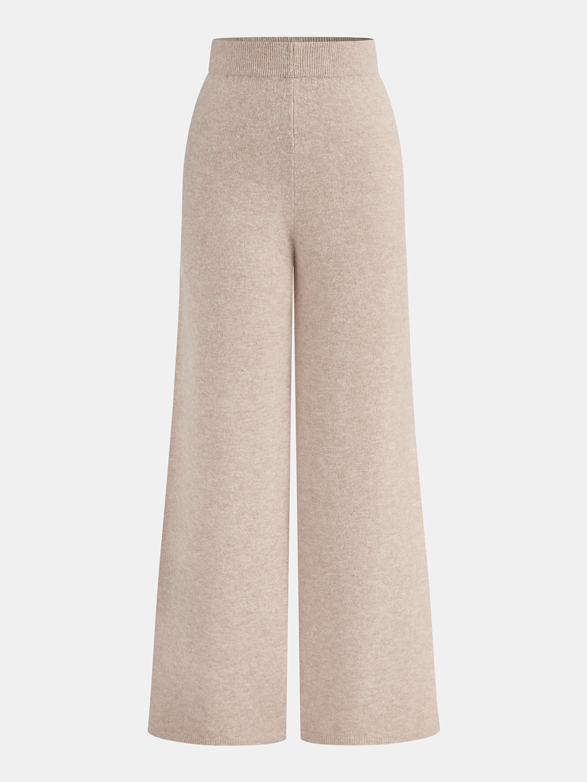 Knit Wide-Leg Pants-Chicvia