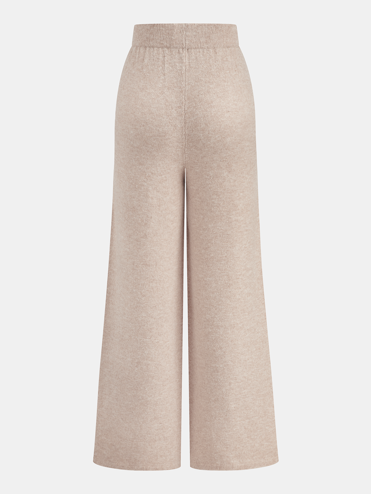 Knit Wide-Leg Pants-Chicvia