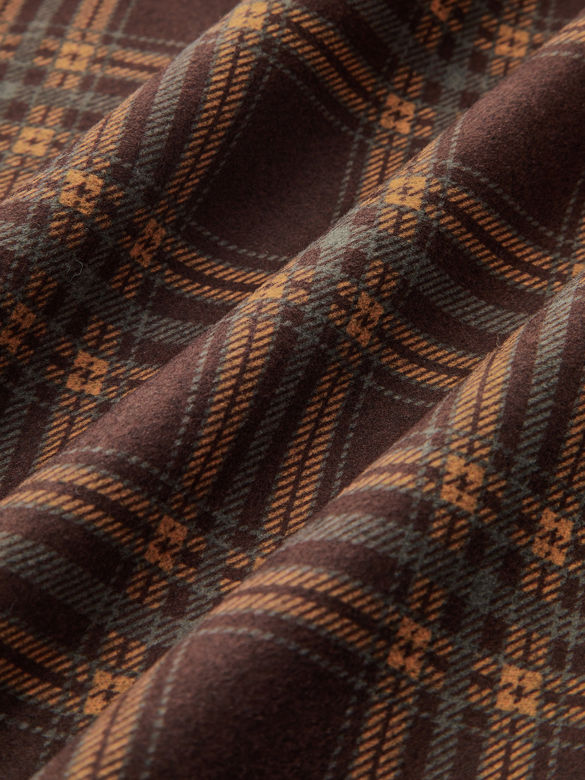 Belted Plaid A-Line Skirt-Chicvia