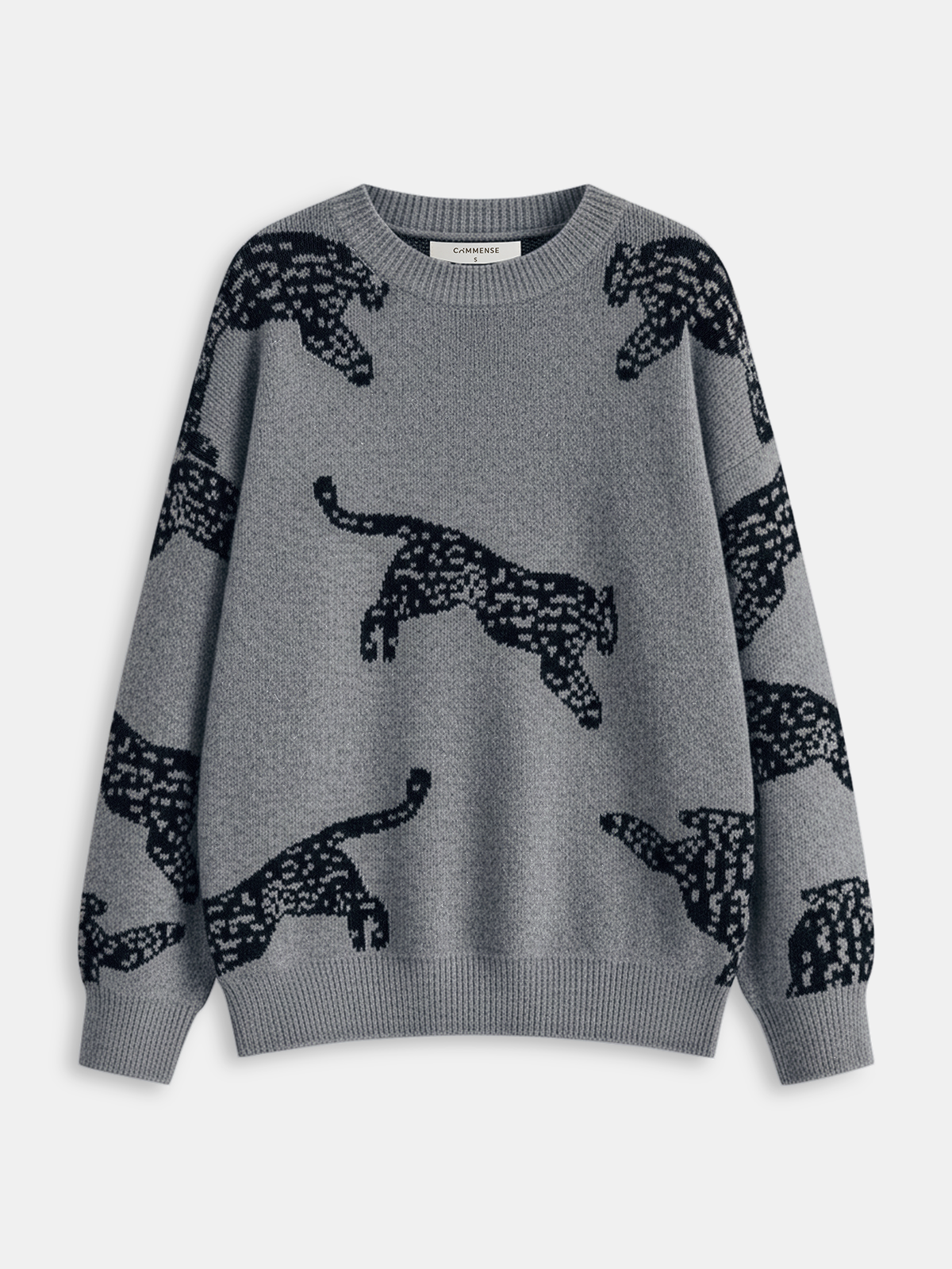 Leopard Print Sweater-Chicvia