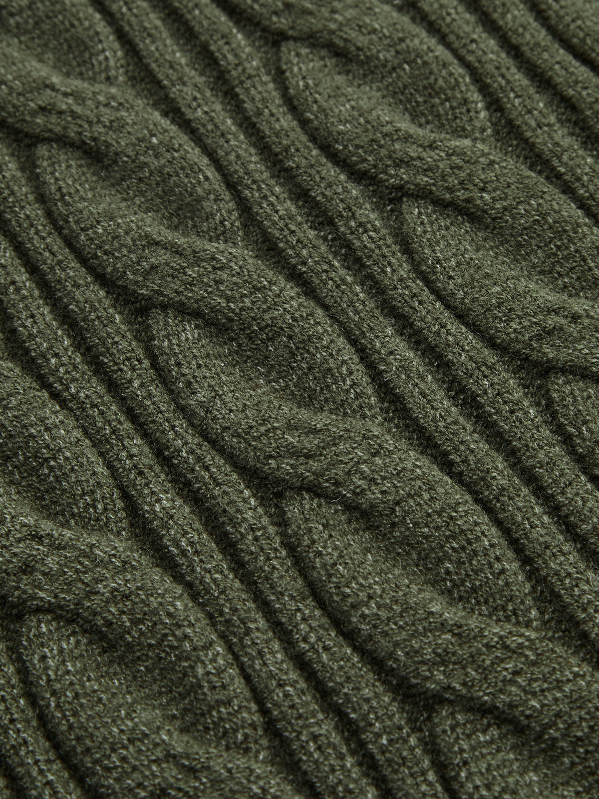 Cable Knit Sweater & Wide-Leg Pant Set-Chicvia