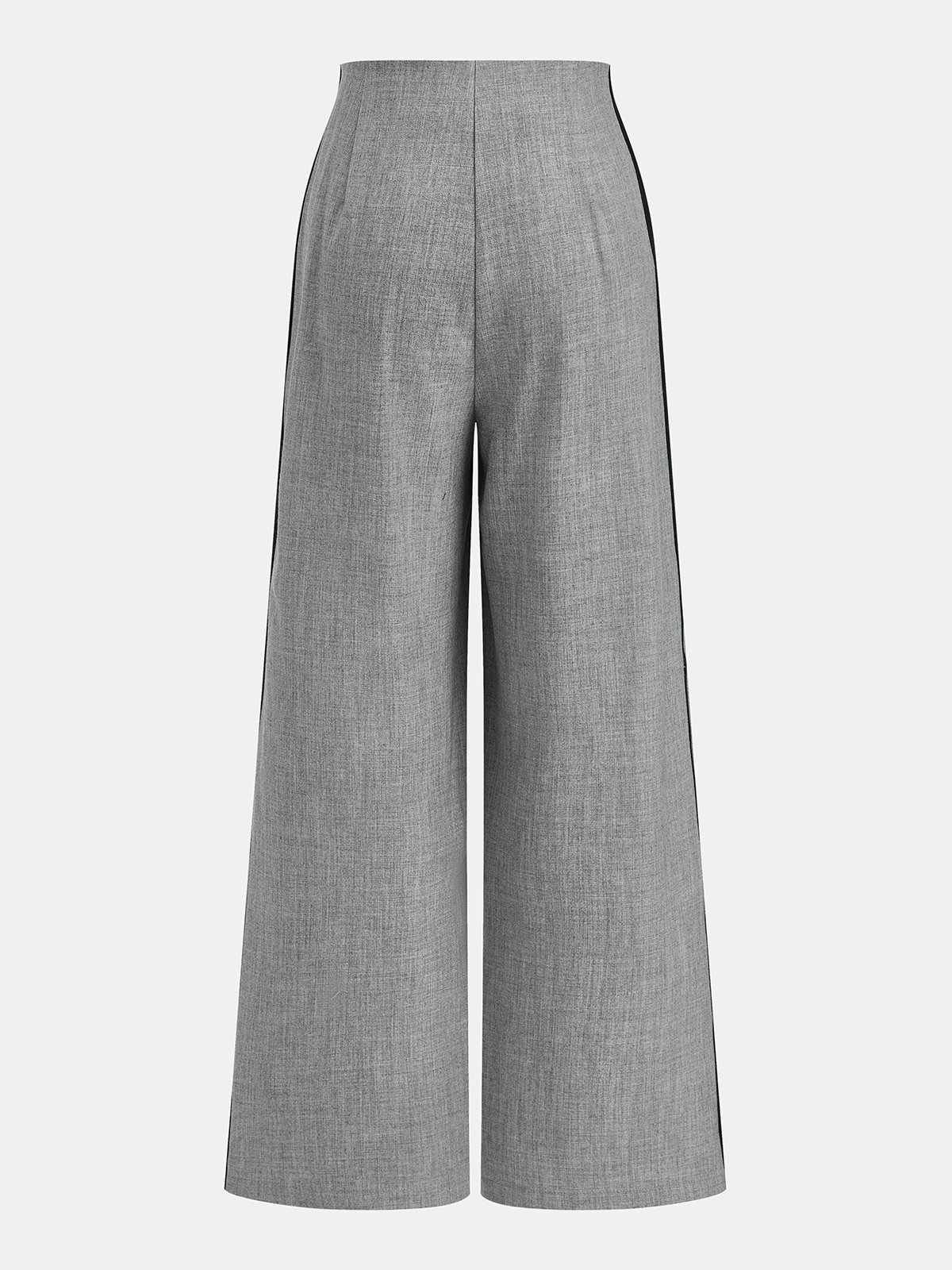 Pleated Wide-Leg Pants-Chicvia
