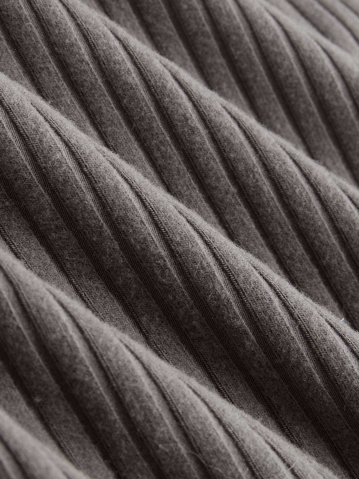 Crew Neck Button-Front Knit Top-Chicvia