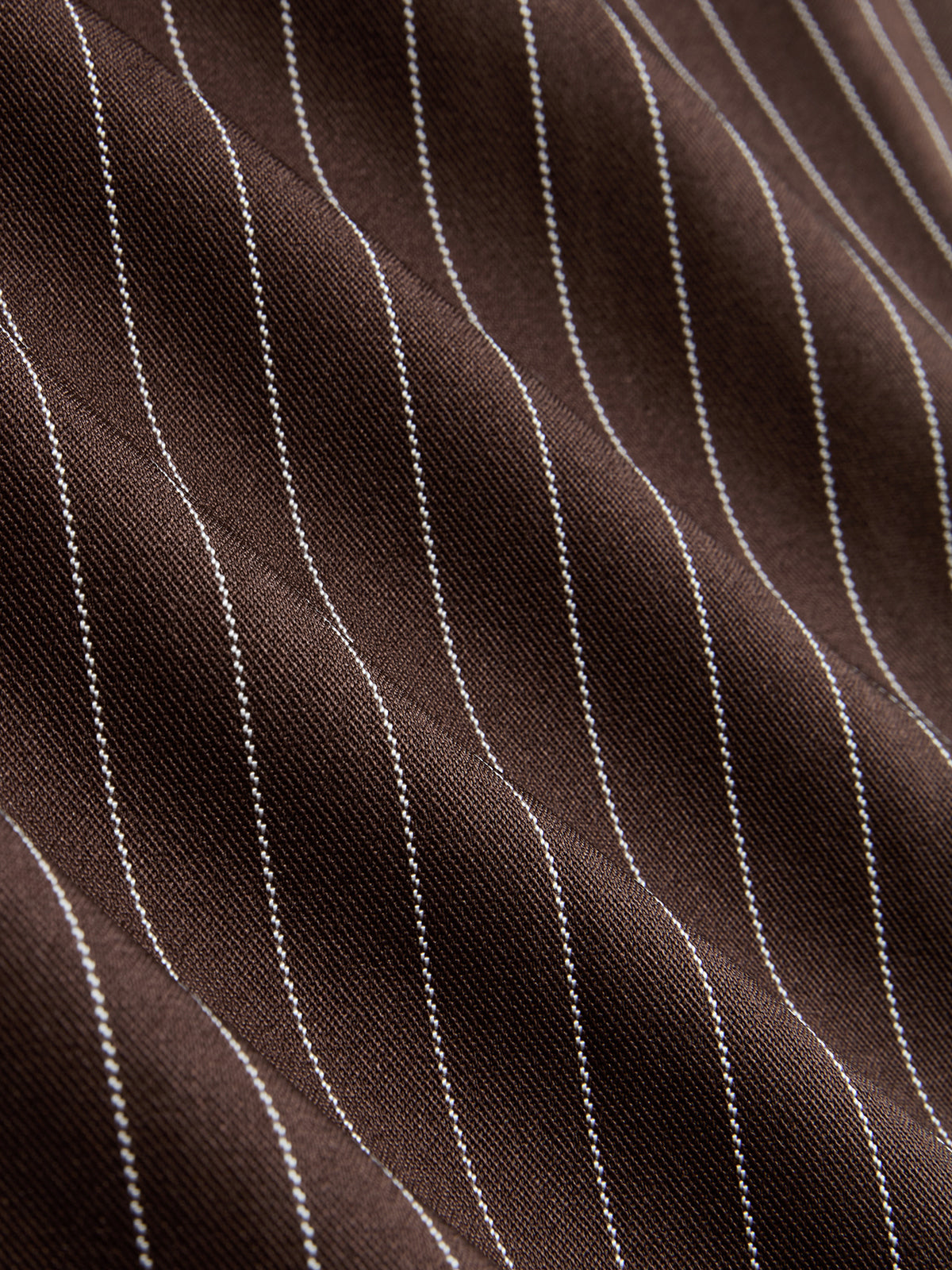 Belted Pinstripe Wide-Leg Pants-Chicvia