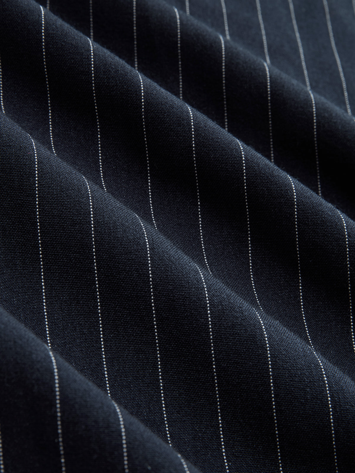 Pinstripe Drawstring Waist Wide Leg Pants-Chicvia