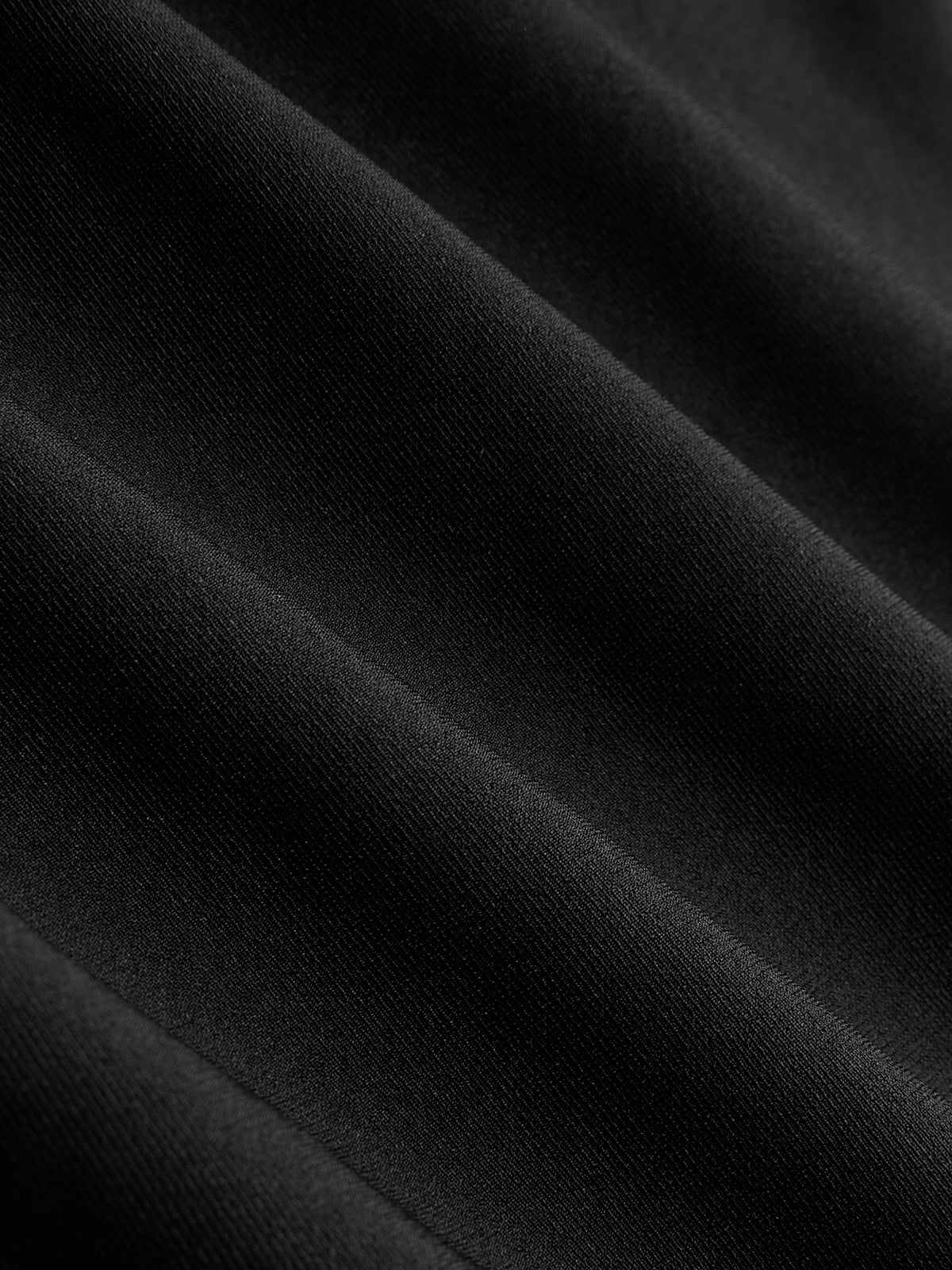 Faux Leather-Trim Wide-Leg Pants-Chicvia