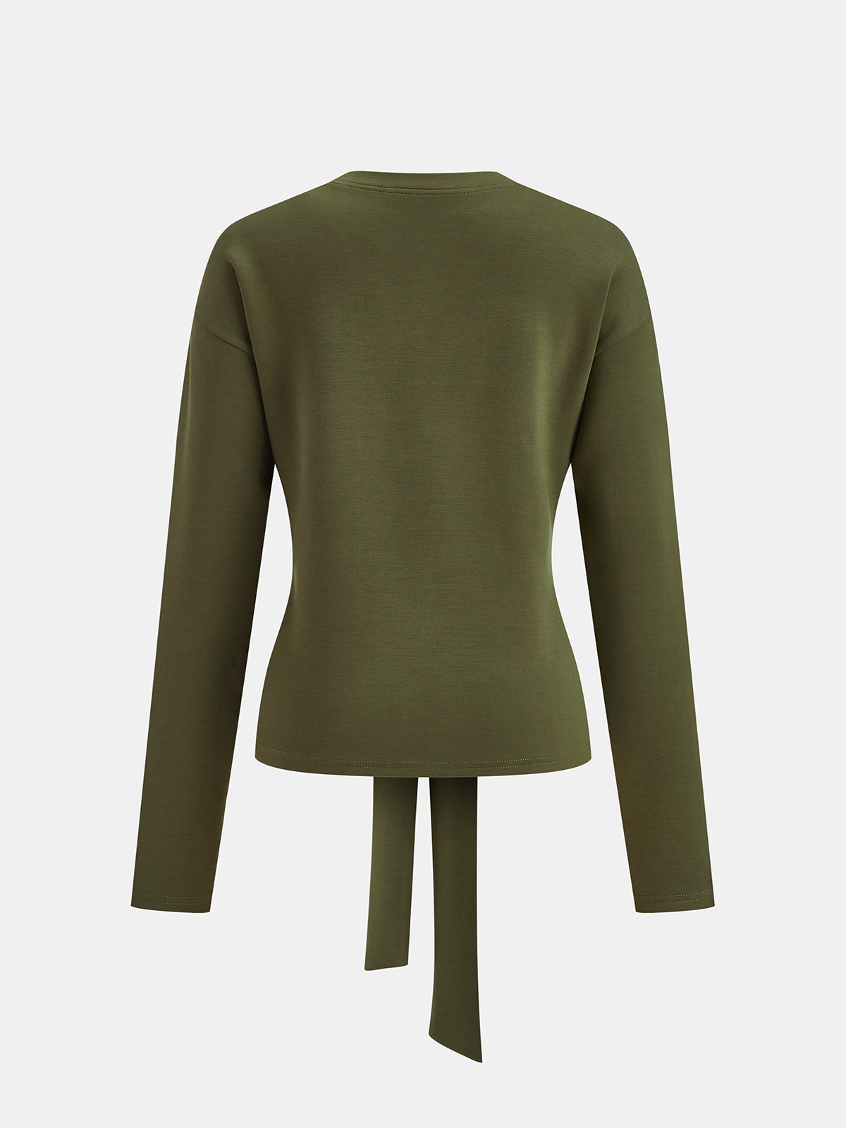 Belted Peplum Top & Wide-Leg Pants Set-Chicvia