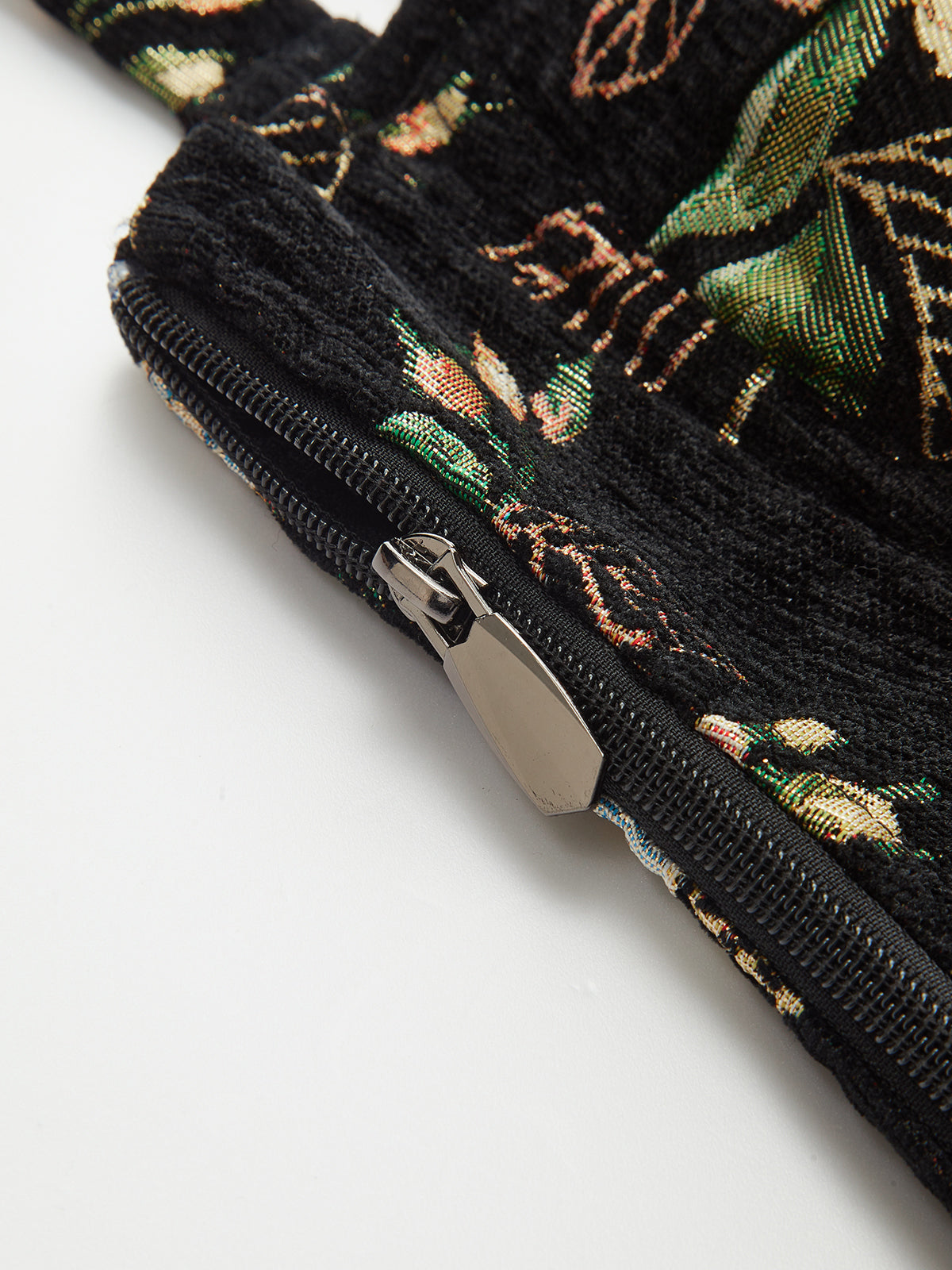 Floral Print Corset Top with Lace-Up Back-Chicvia