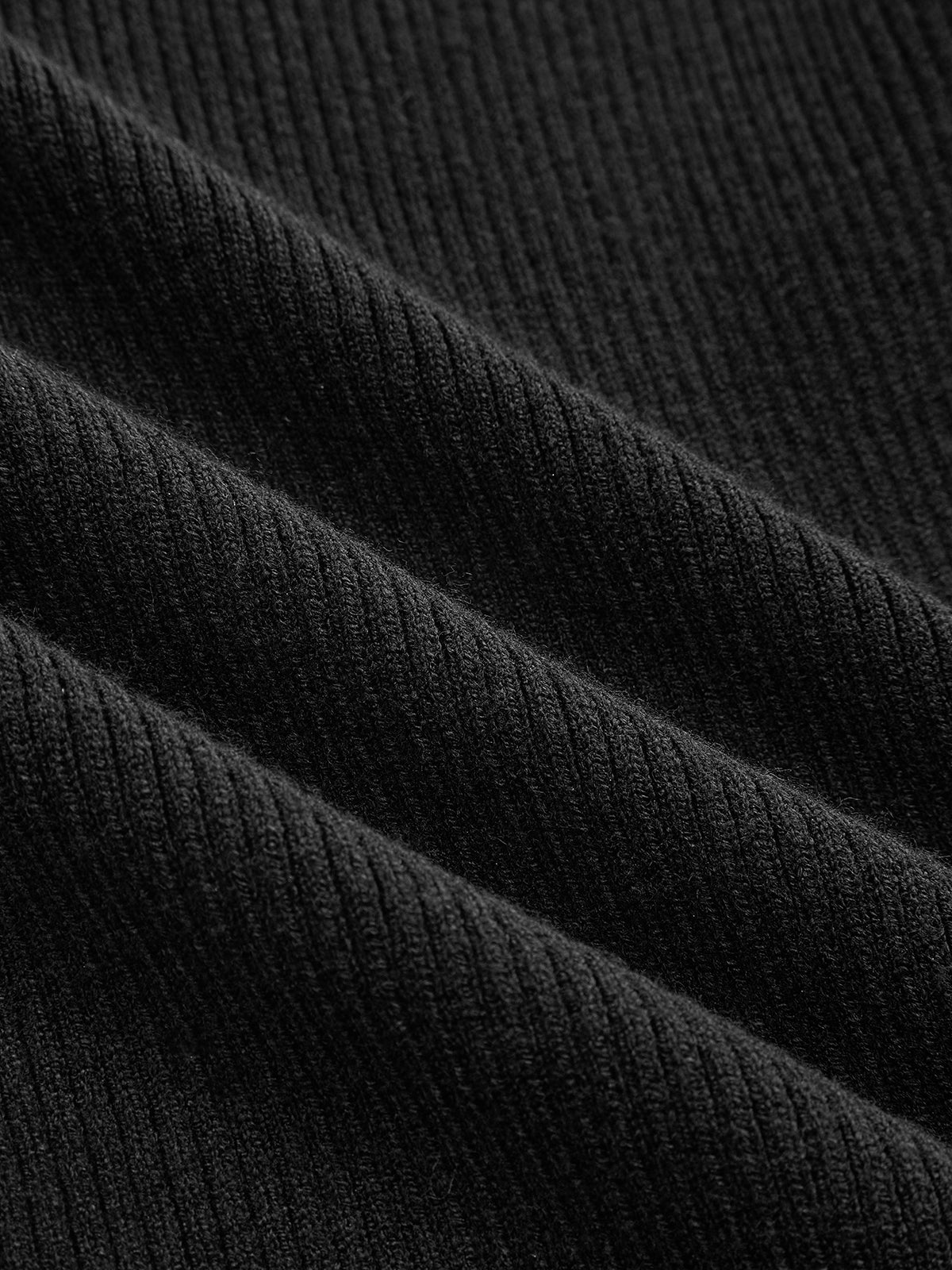 Mock Neck Ribbed Lace Panel Top-Chicvia