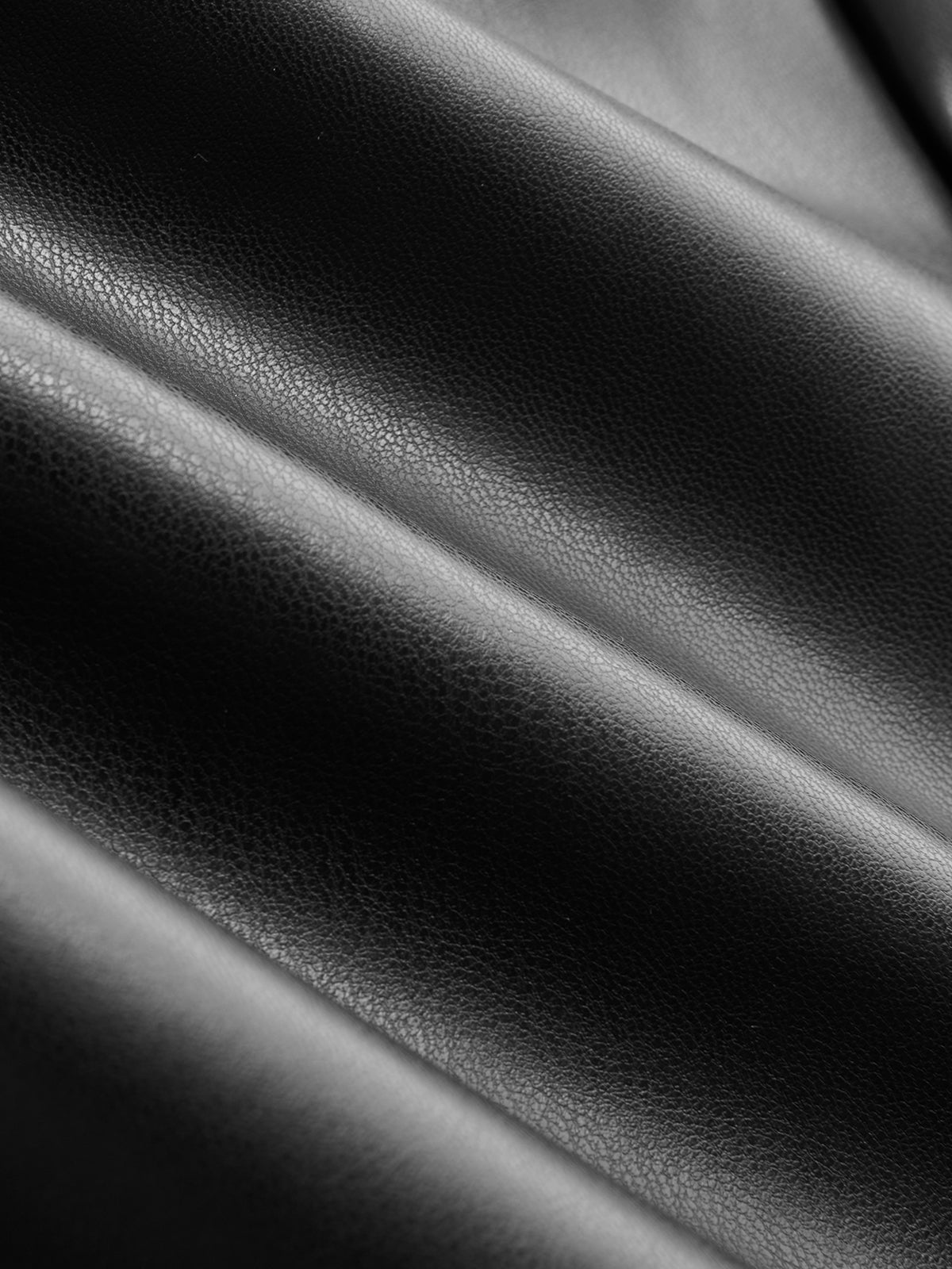 Belted Straight Leg Faux Leather Pants-Chicvia