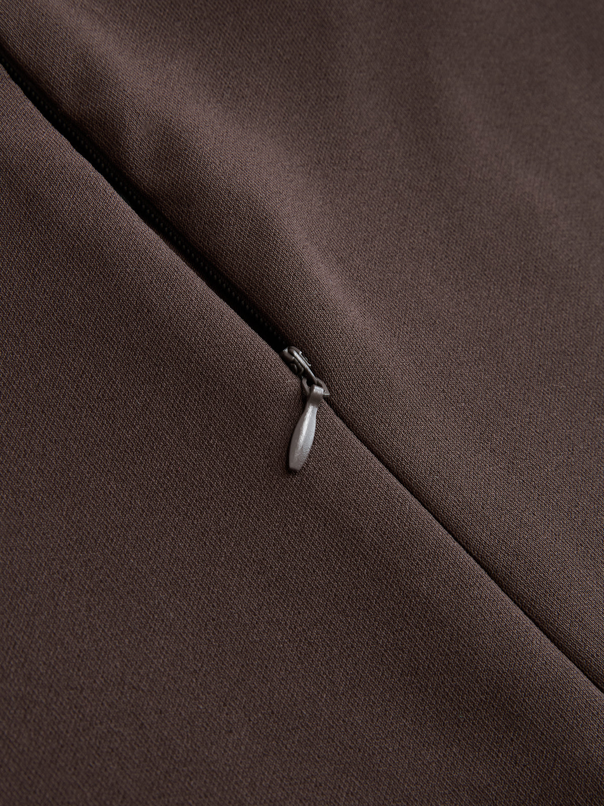 Crossed Faux Leather Waist A-Line Skirt-Chicvia