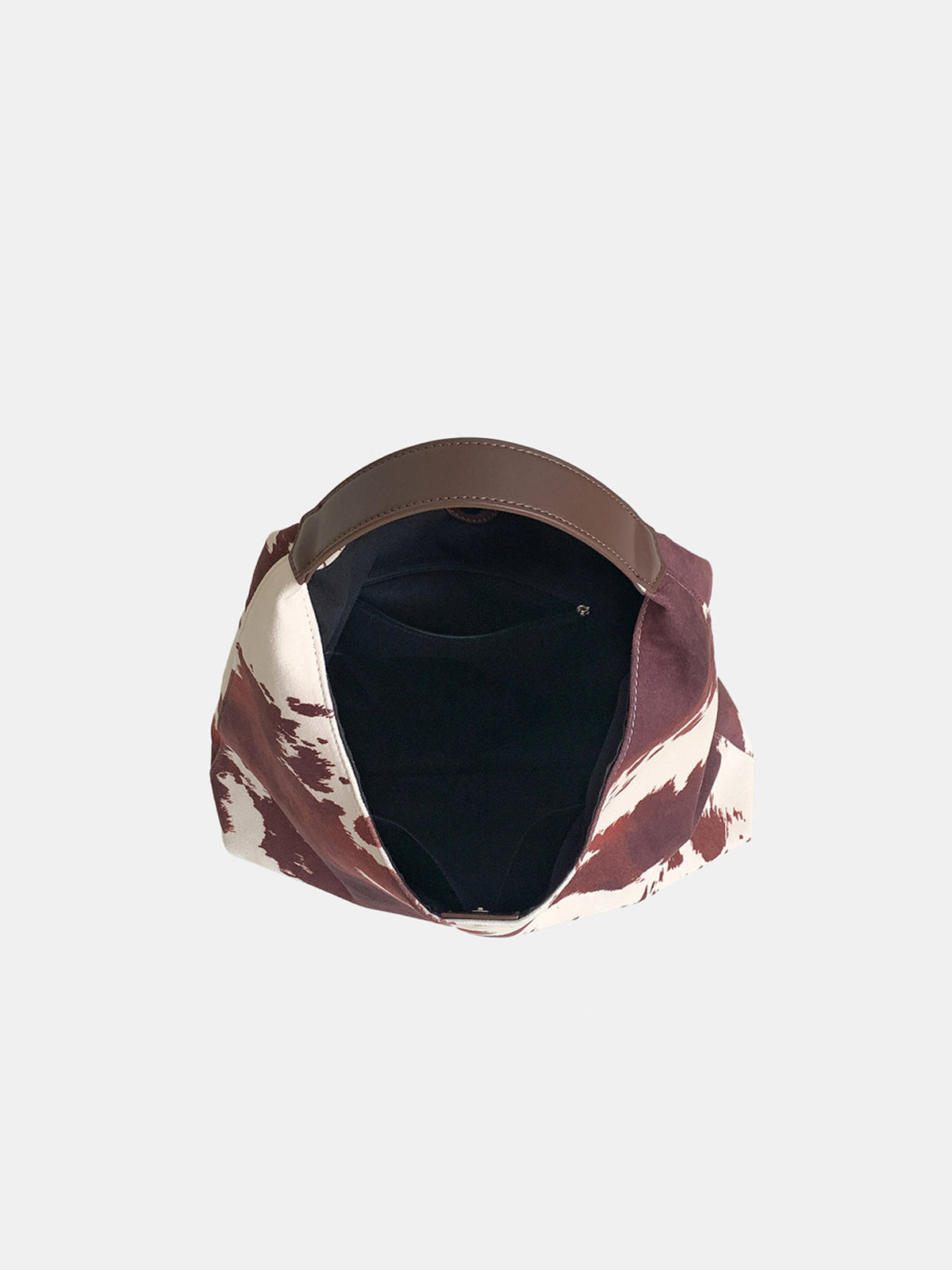 Cow Print Hobo Bag-Chicvia