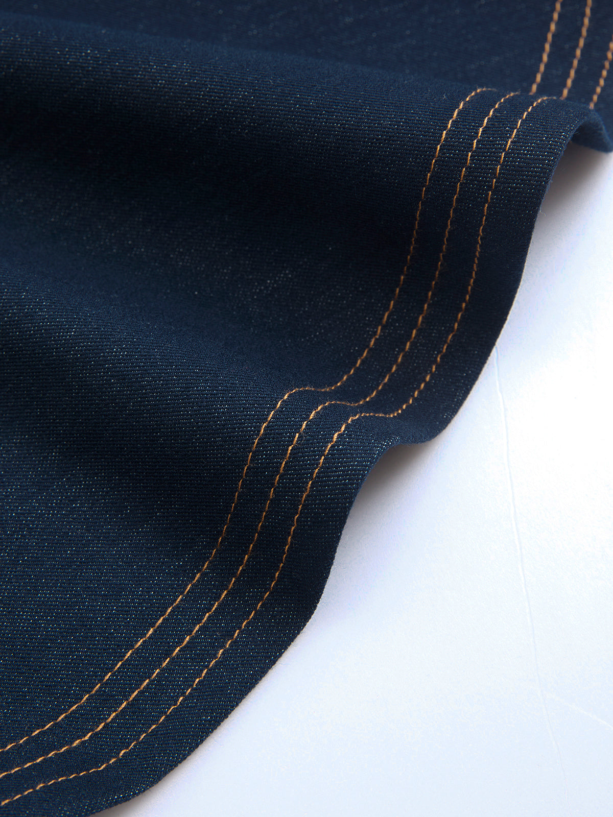 Denim Belted A-Line Mini Skirt-Chicvia