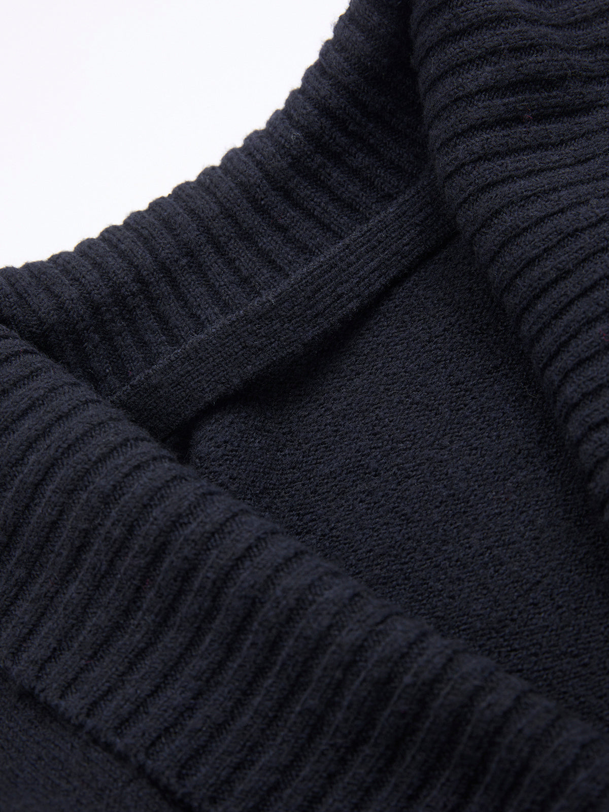 Deep V-Back Knit Sweater-Chicvia