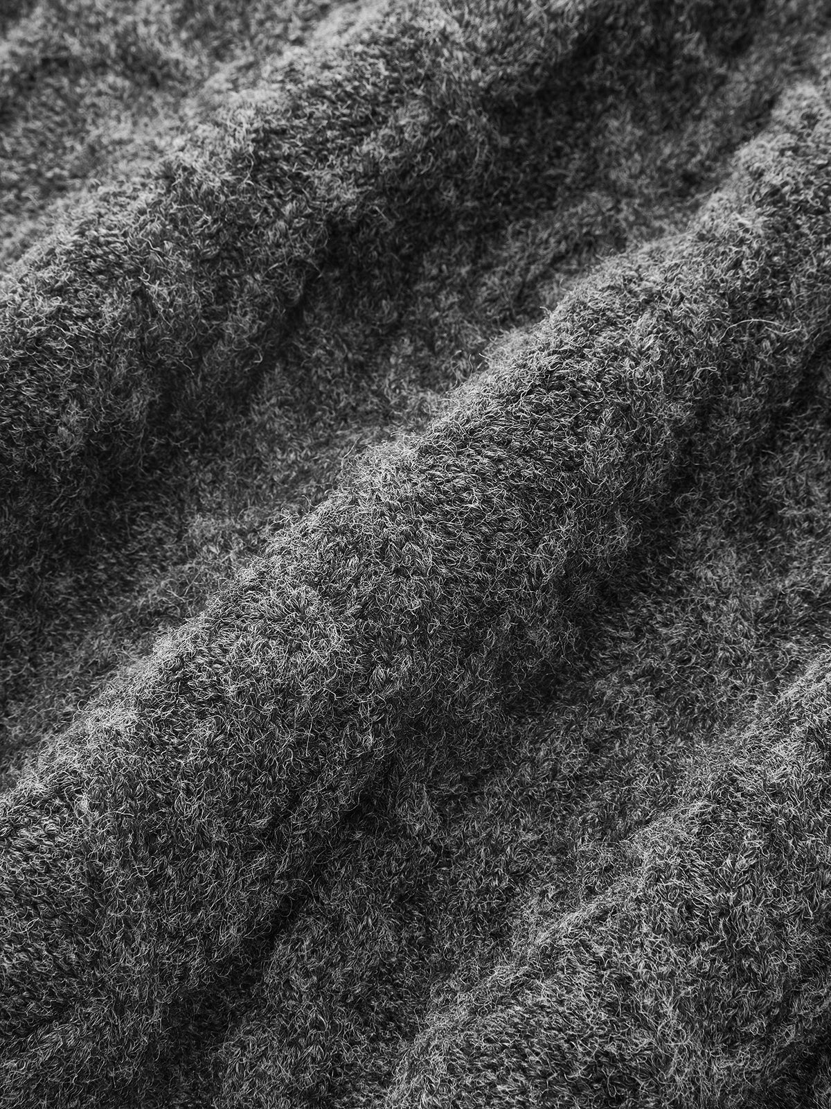 Cable-Knit V-Neck Sweater Vest-Chicvia