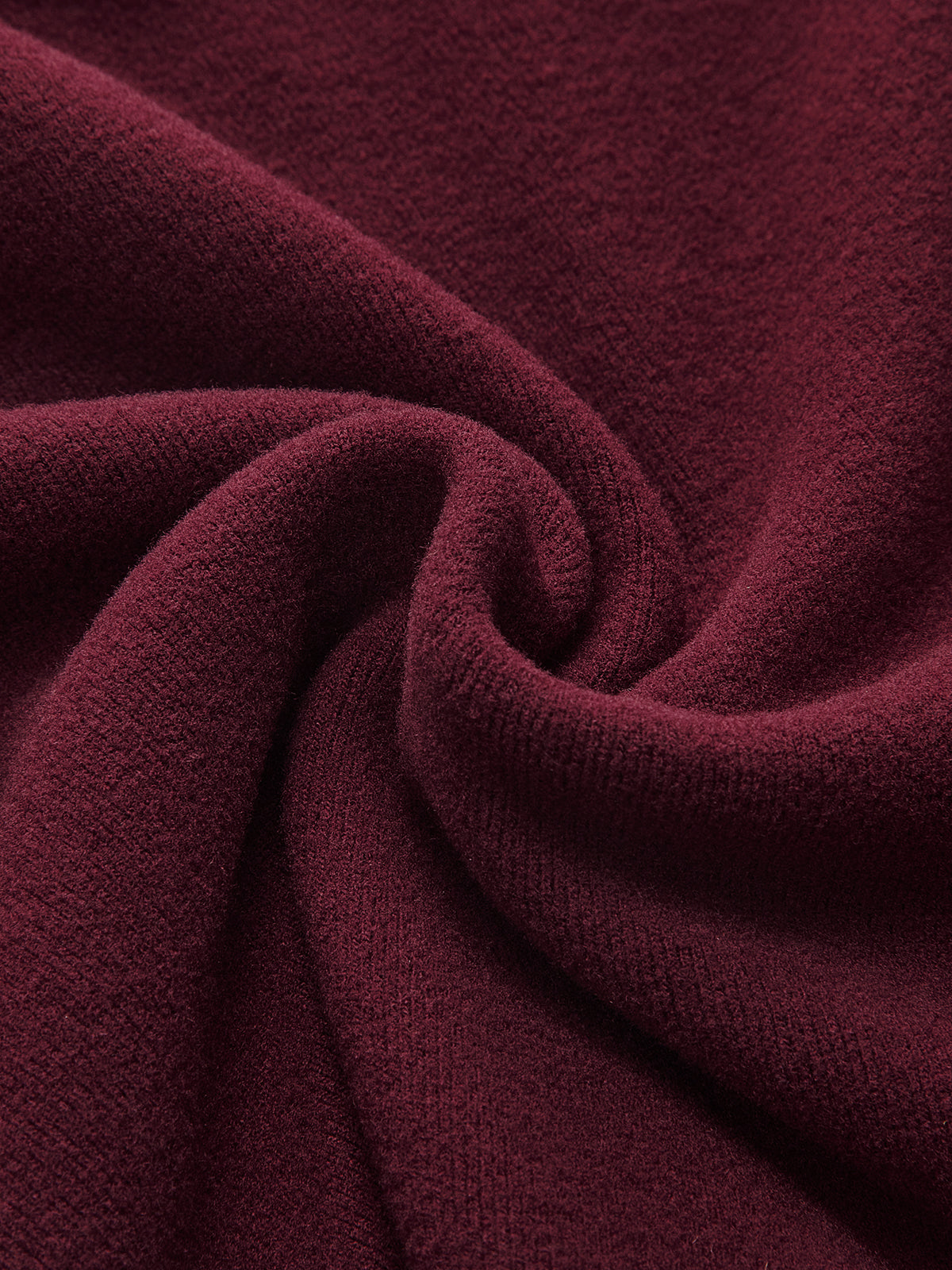 Lace Panel V-Neck Long-Sleeve Top-Chicvia